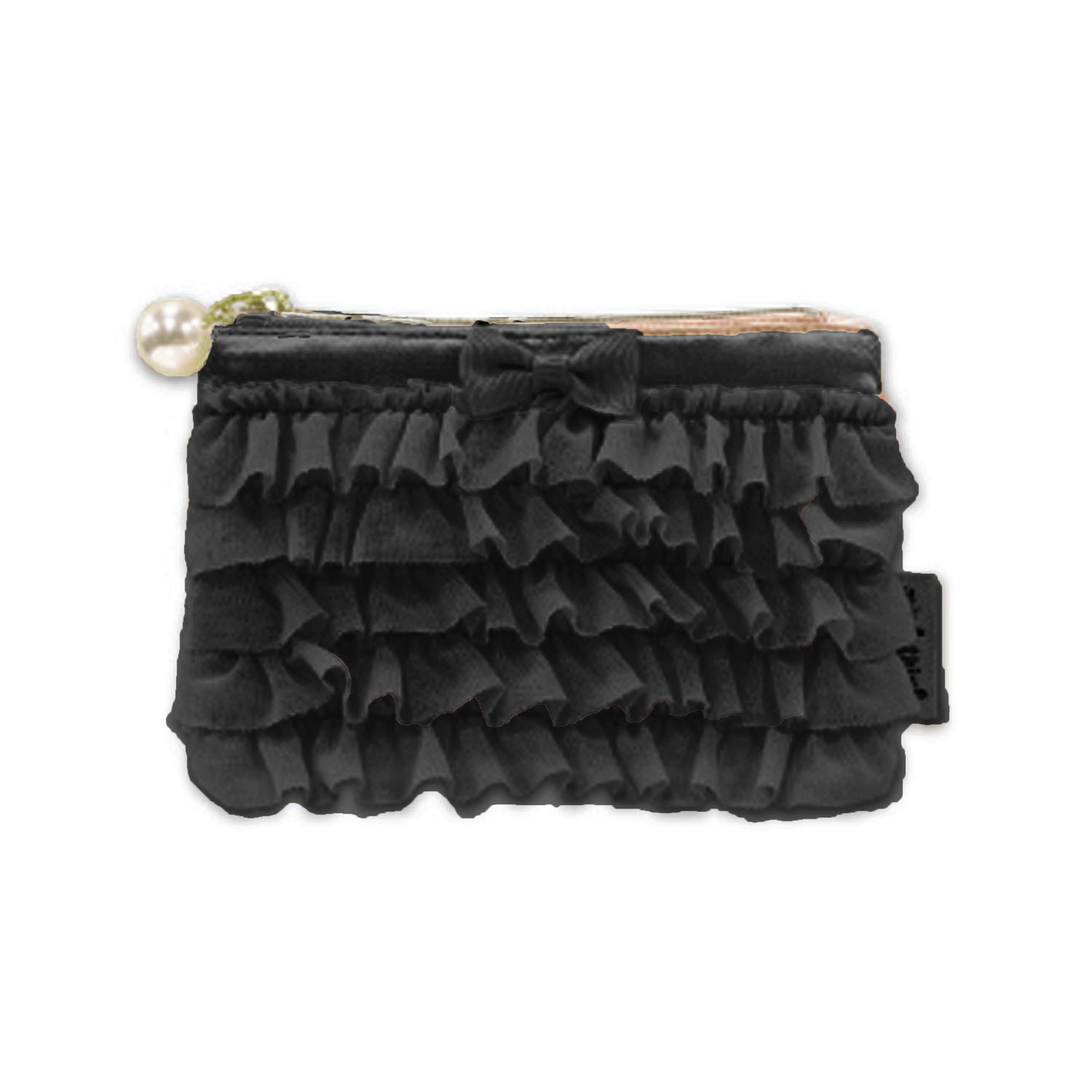 pink trick  フリフリティッシュポーチ - 画像3