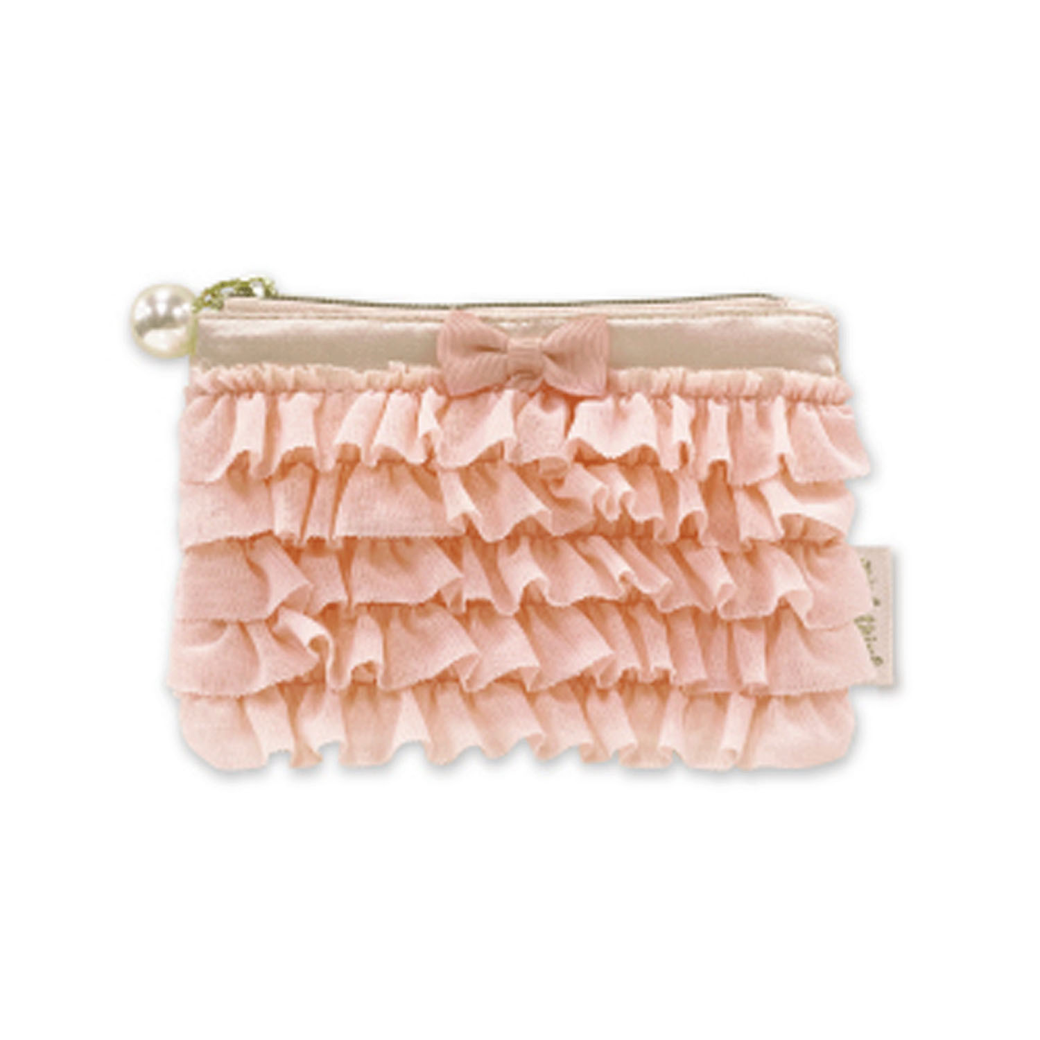 pink trick  フリフリティッシュポーチ - 画像5