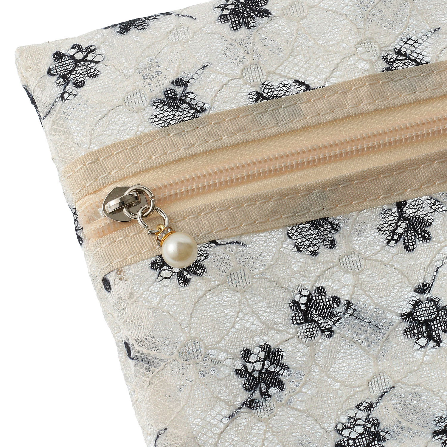 メッシュ花柄3Pポーチ - 画像5