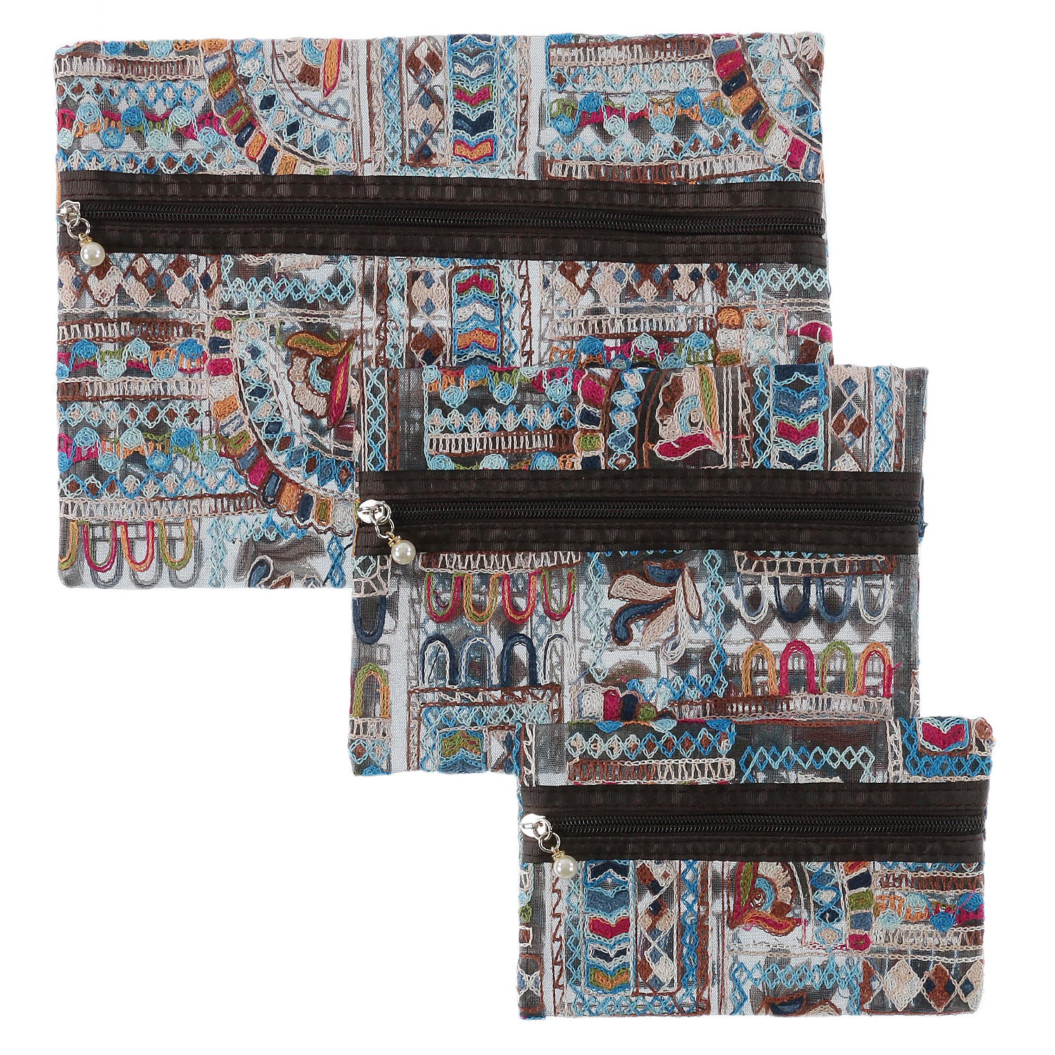 31番色終了 【5月1日より価格改定】 メッシュ3Pポーチ - 画像5