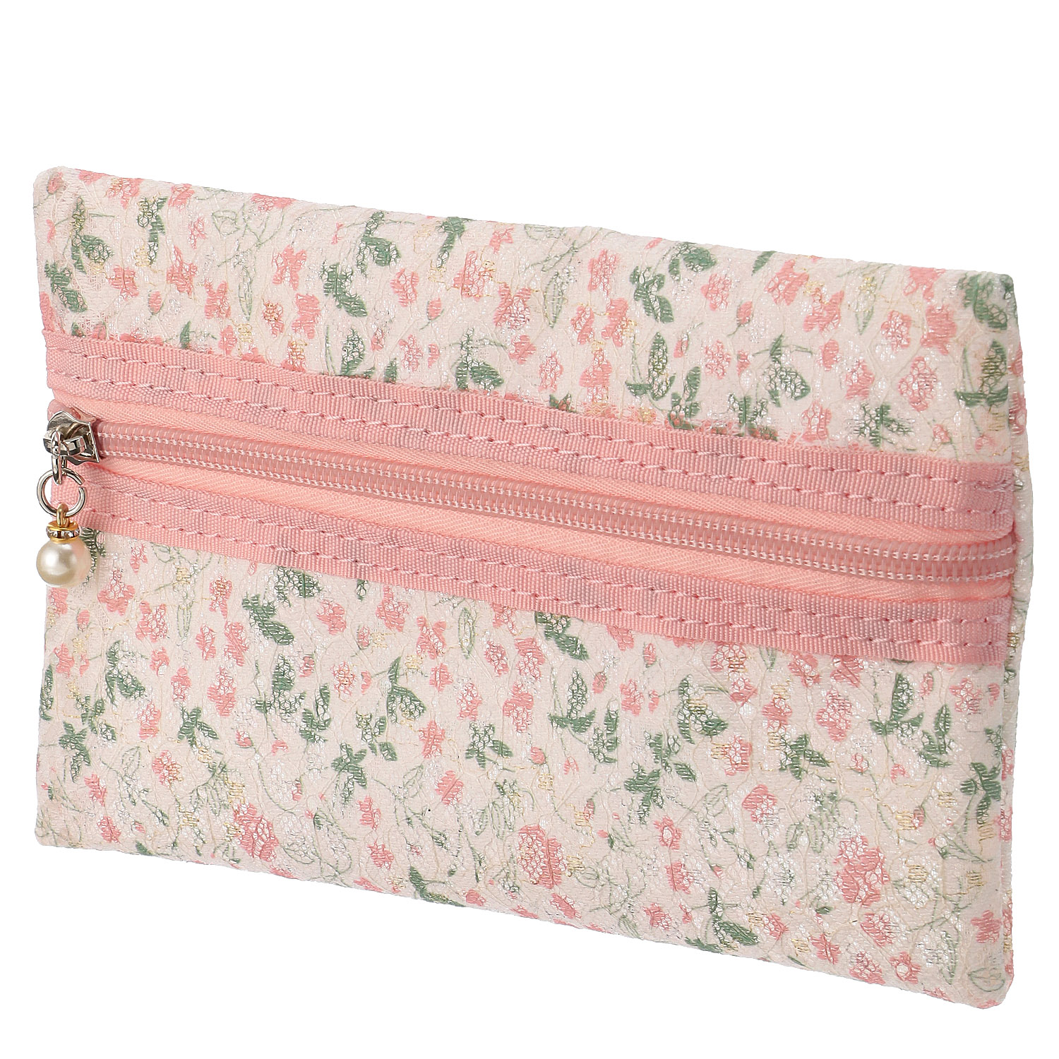 メッシュ花柄3Pポーチ - 画像3