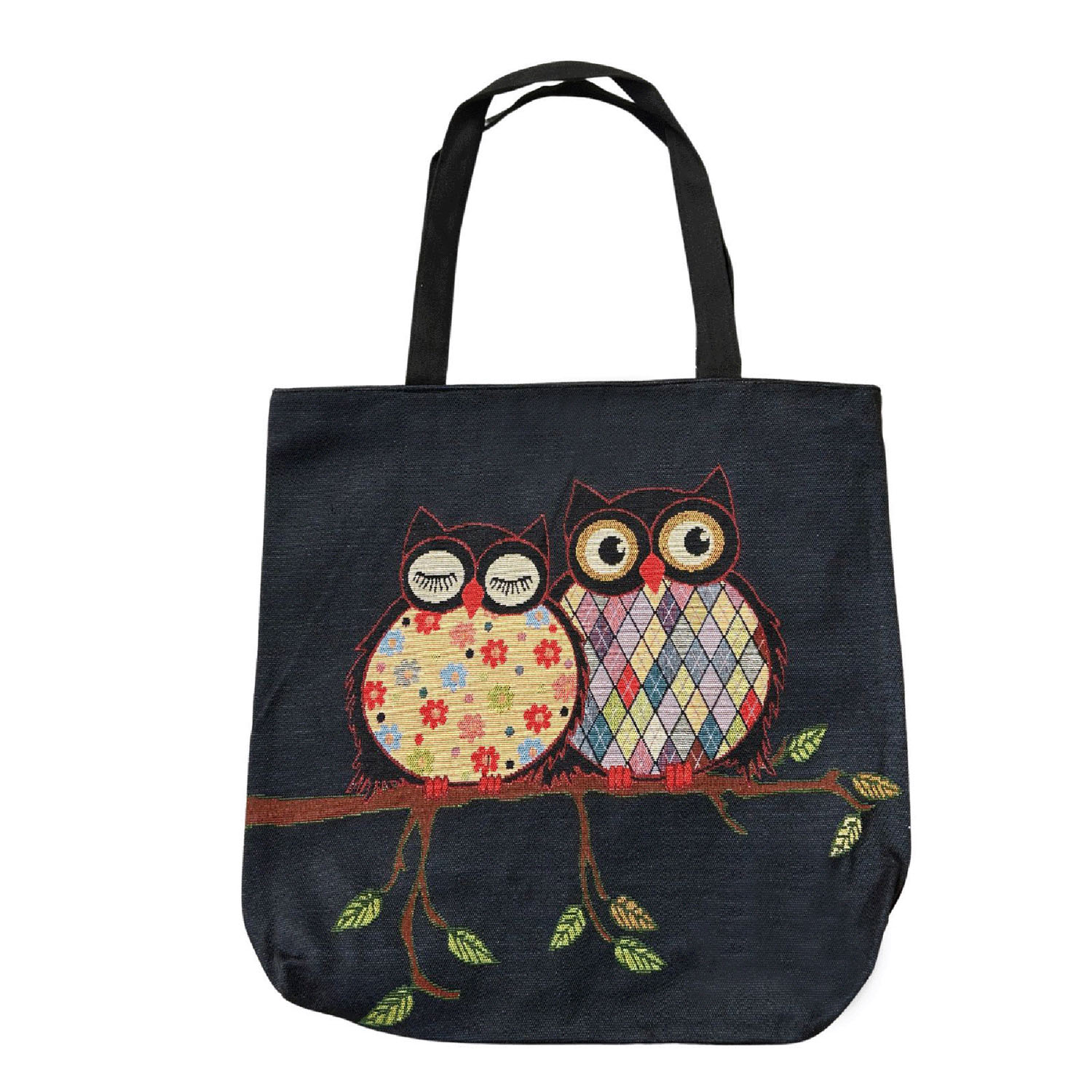 フクロウ ゴブラントートバッグ - 画像7