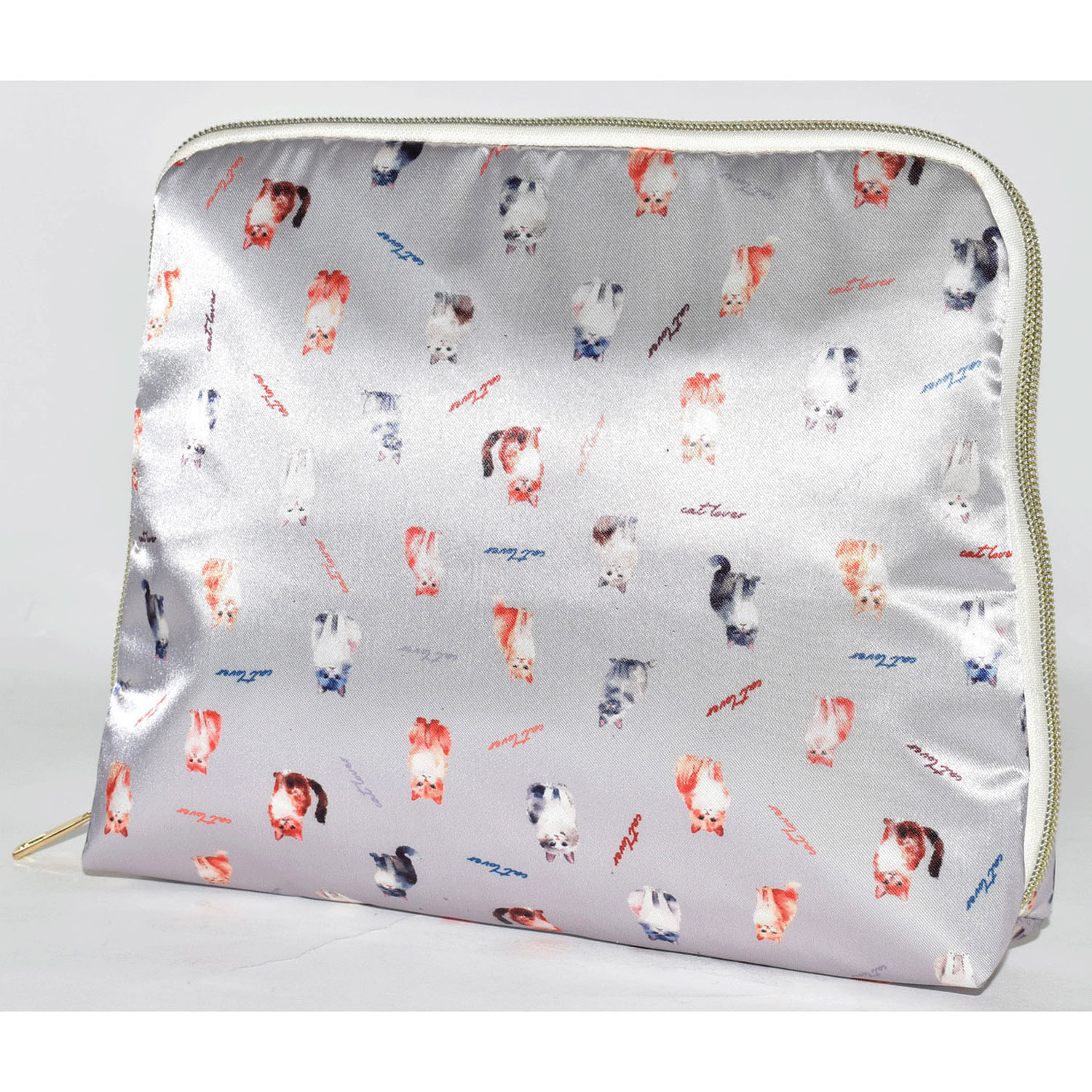 ネコプリントポーチ（2個束）