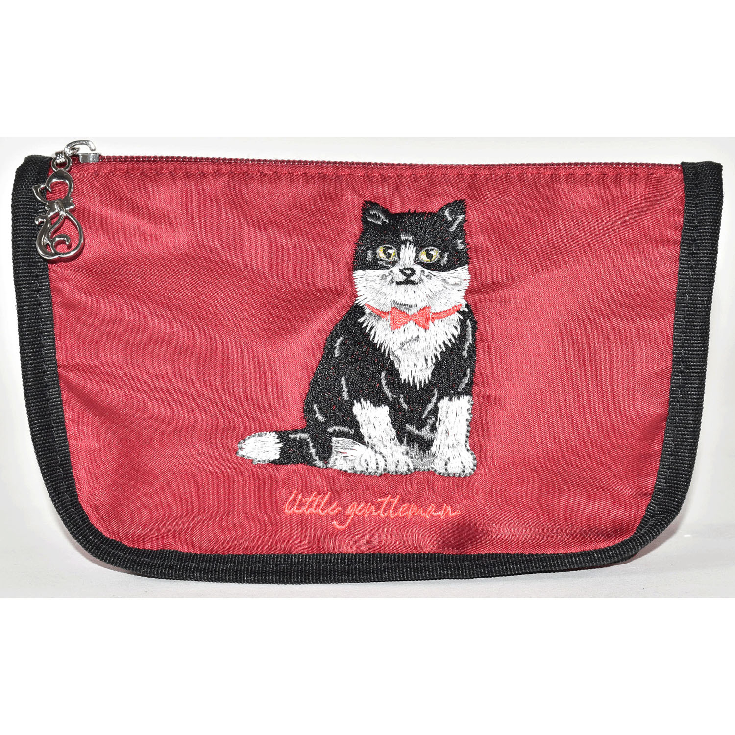 ネコ刺繍ポーチ - 画像2