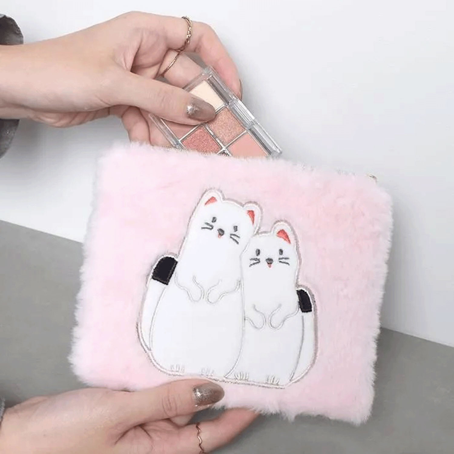 もふもふアニマルフラットポーチ - 画像10