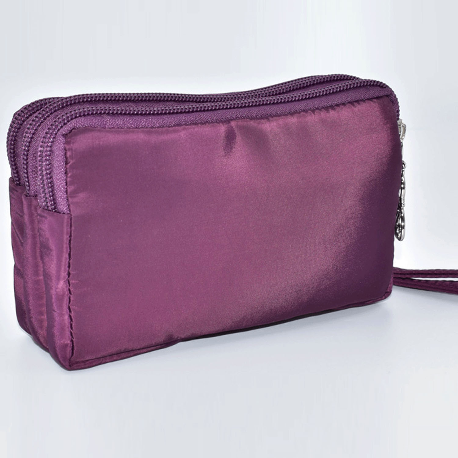 3連ファスナーネコ貼り付けポーチ - 画像6