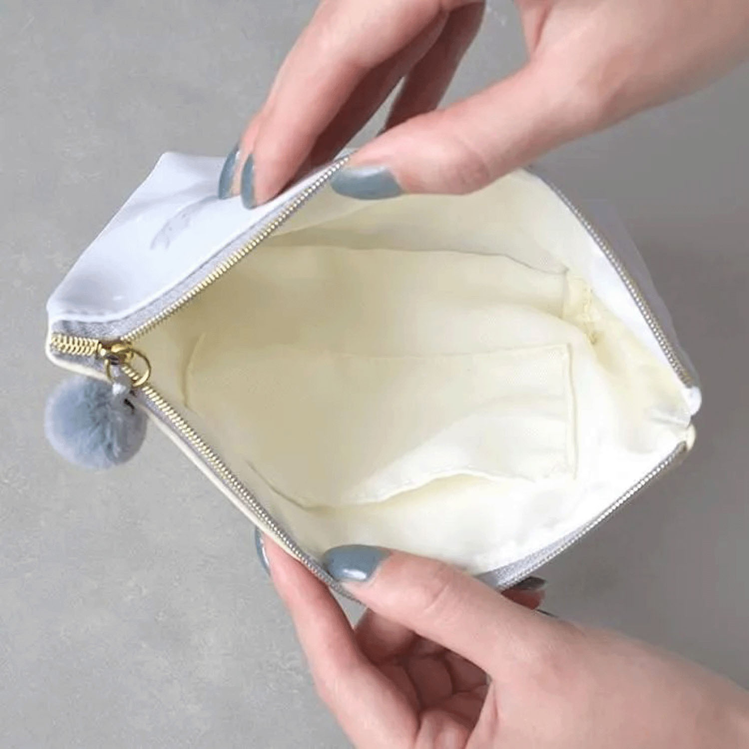 チンチラ・うさぎ 舟形ポーチ - 画像6