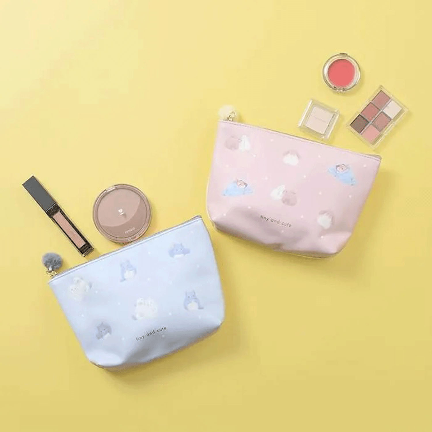 チンチラ・うさぎ 舟形ポーチ