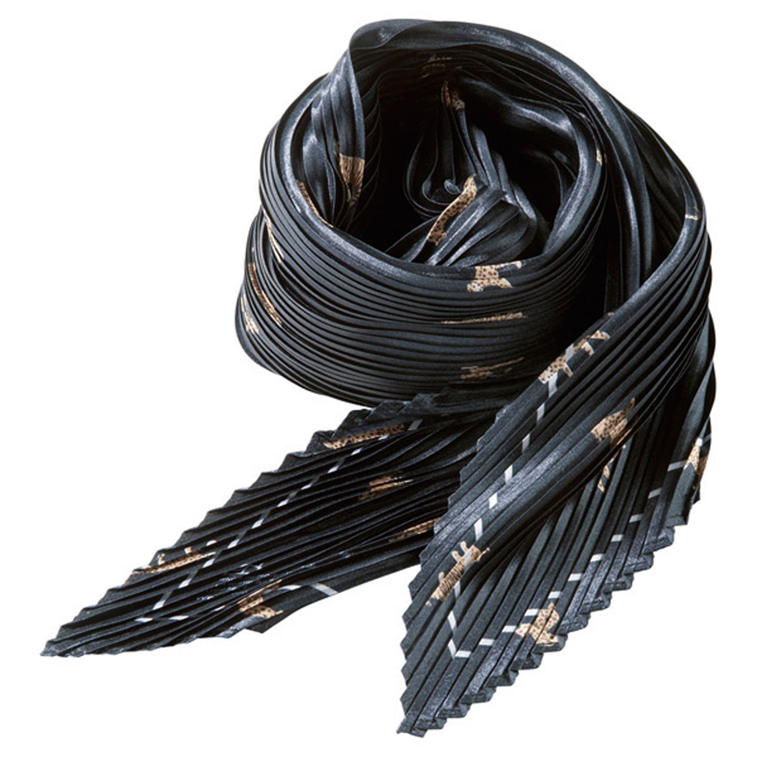 Wpc 撥水プリーツスカーフ - 画像5