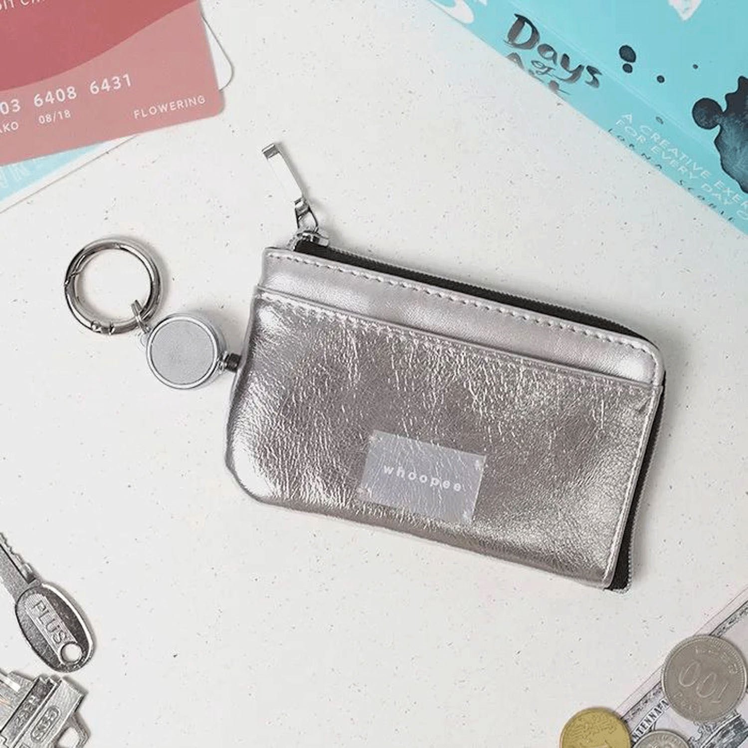 メタリックカラー キーポーチ - 画像5
