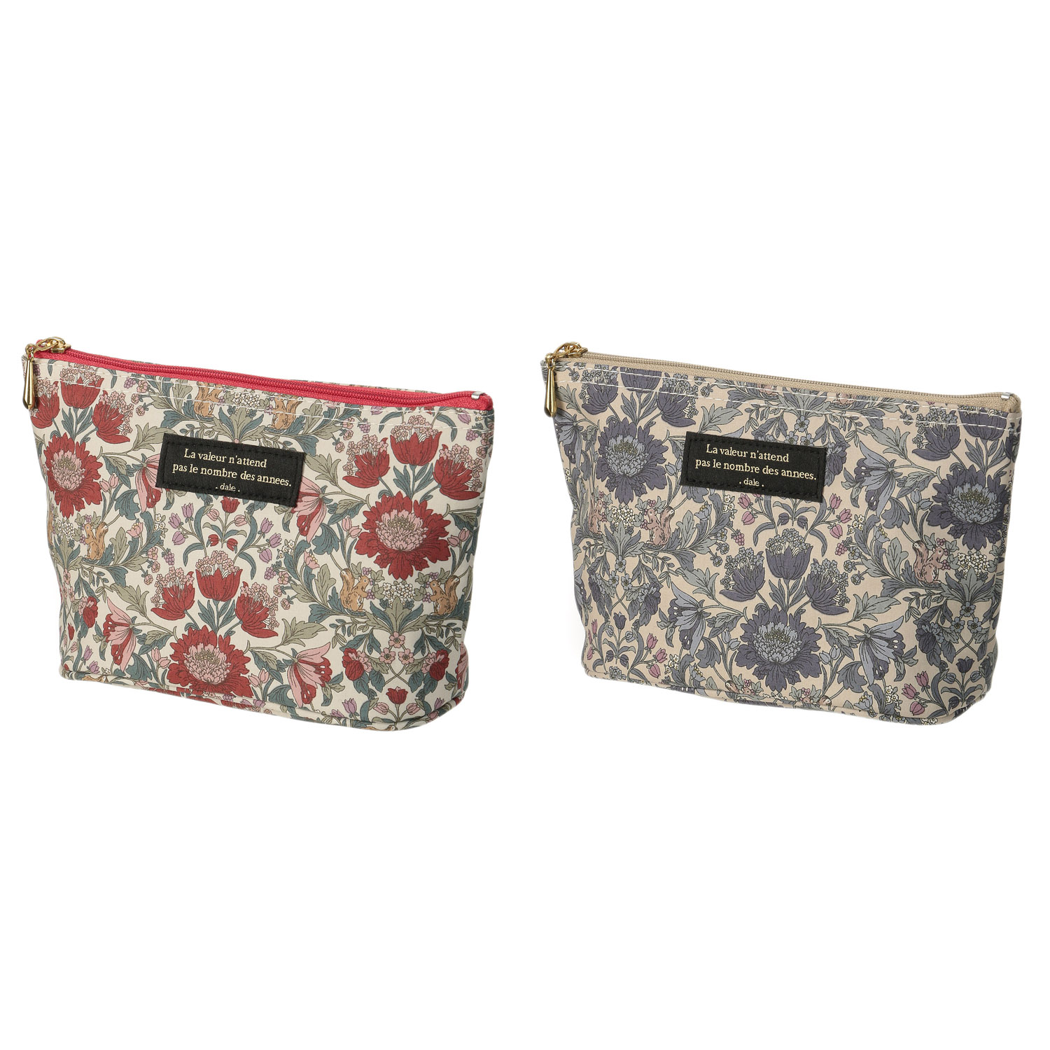 デール 小花柄ポーチ