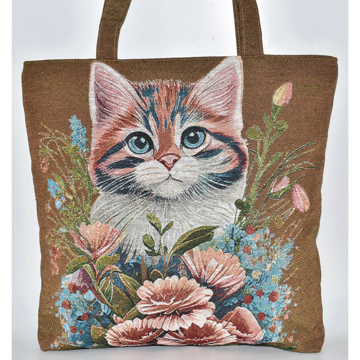 猫ゴブラントートバッグ - 画像1