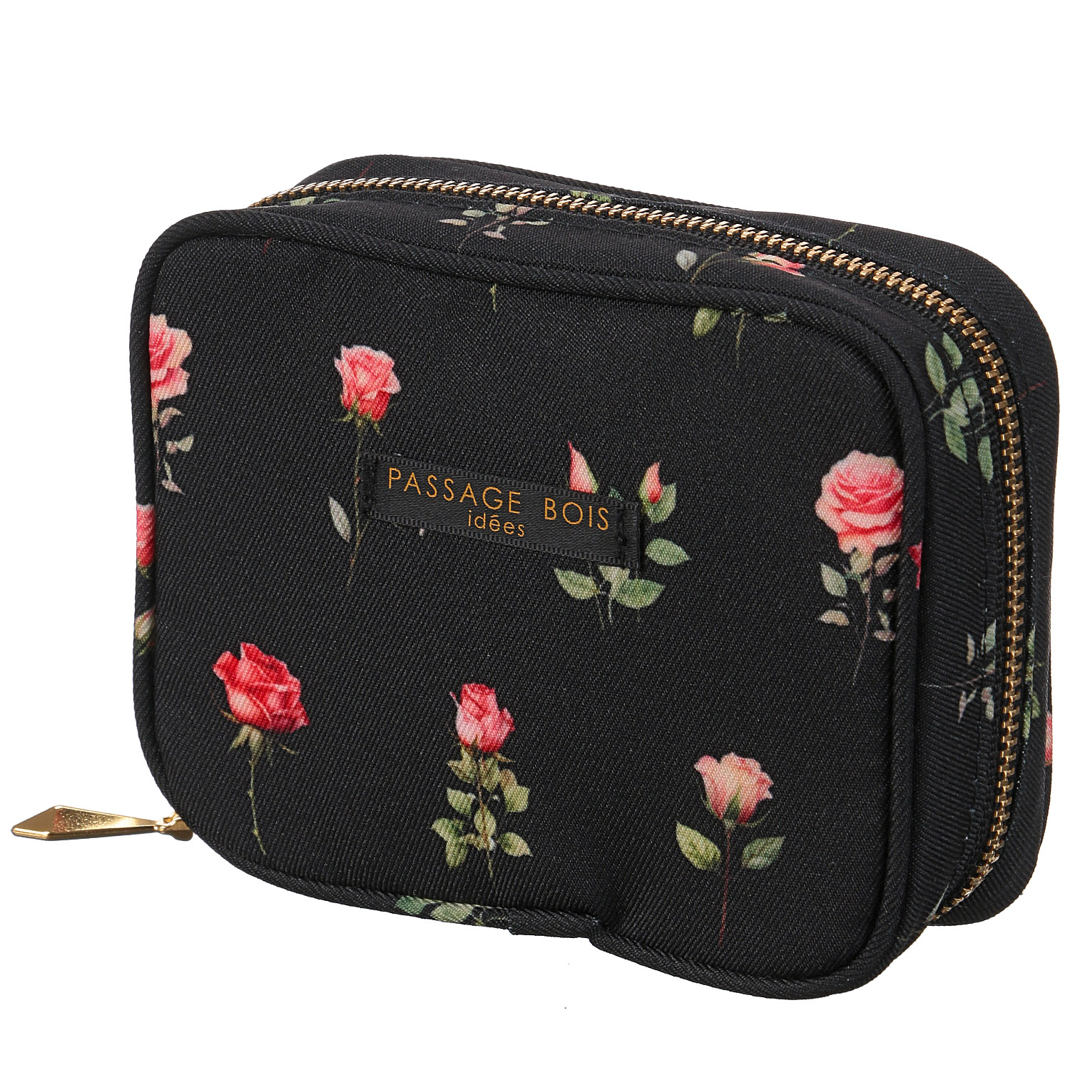 【日本製】 薔薇柄ミニティッシュポーチ - 画像2