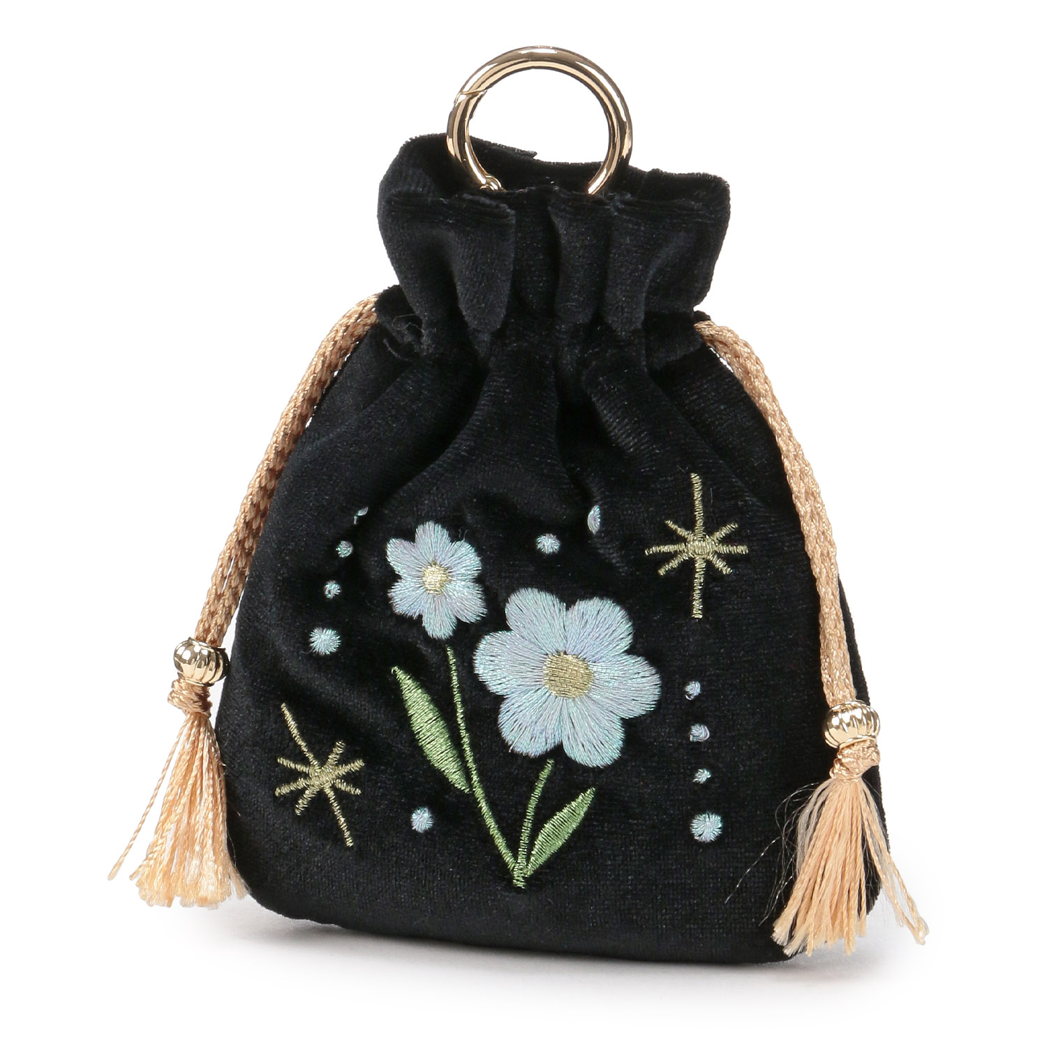 ベロア＆ラメ ミニ巾着 - 画像2