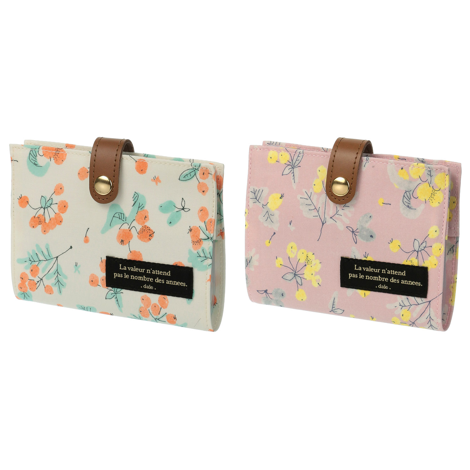 デール 果実柄カードケースL