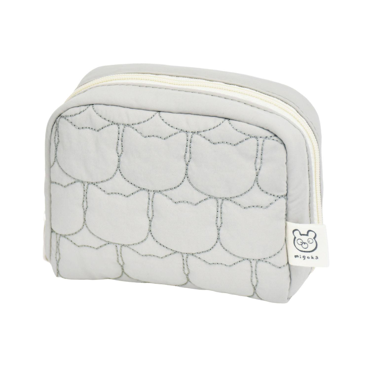 モチーフキルト ミニスクエアポーチ