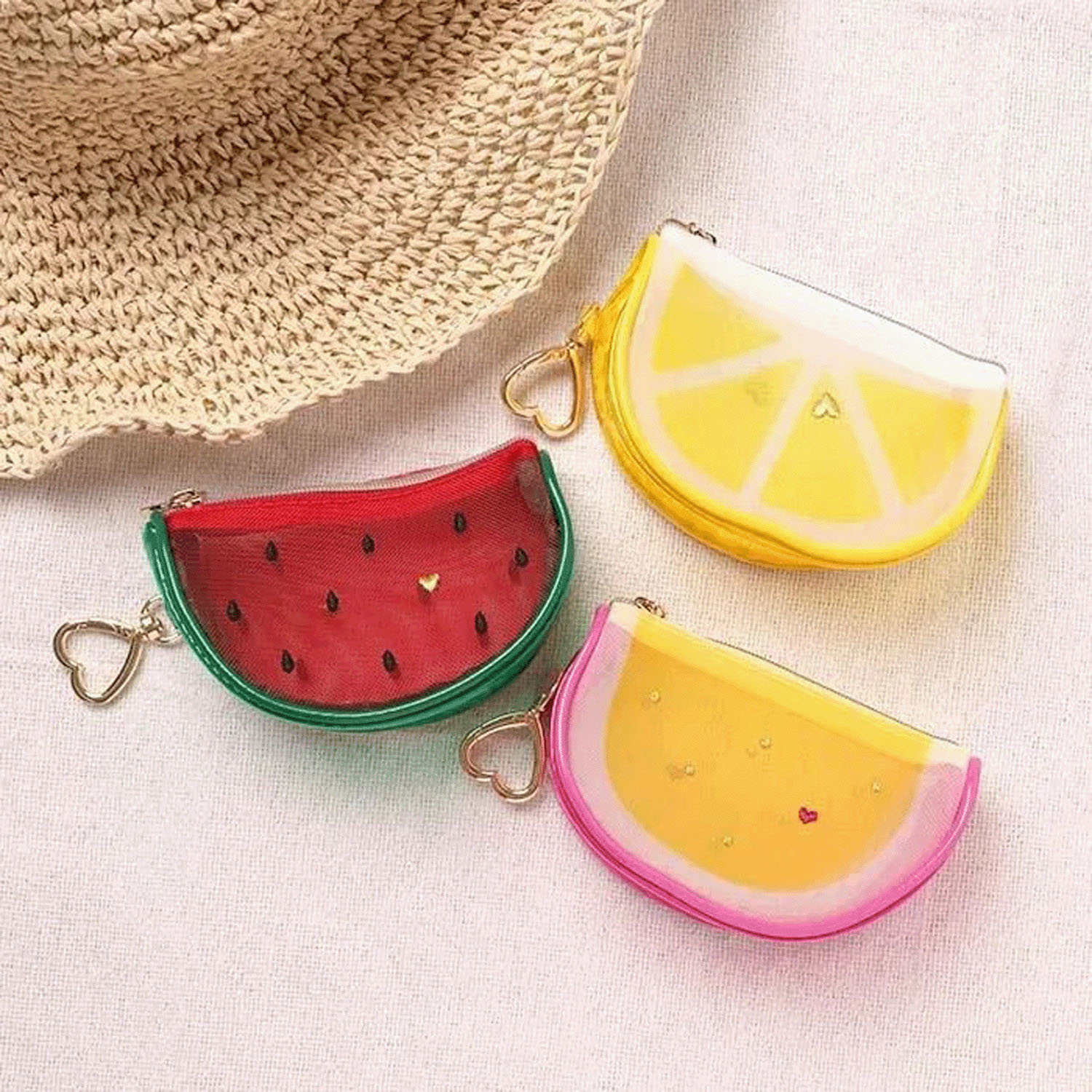 フルーツ メッシュポーチ