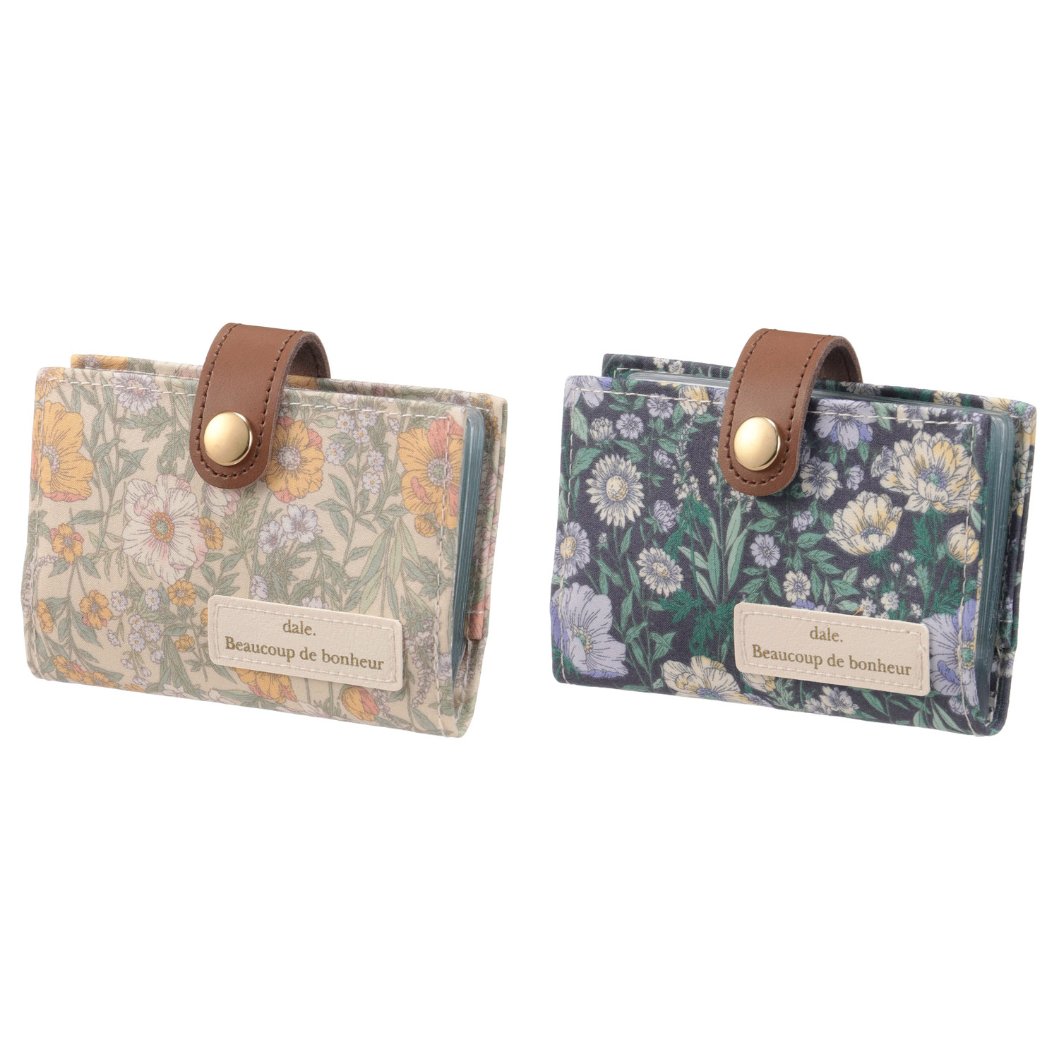 デール 小花柄カードケースS