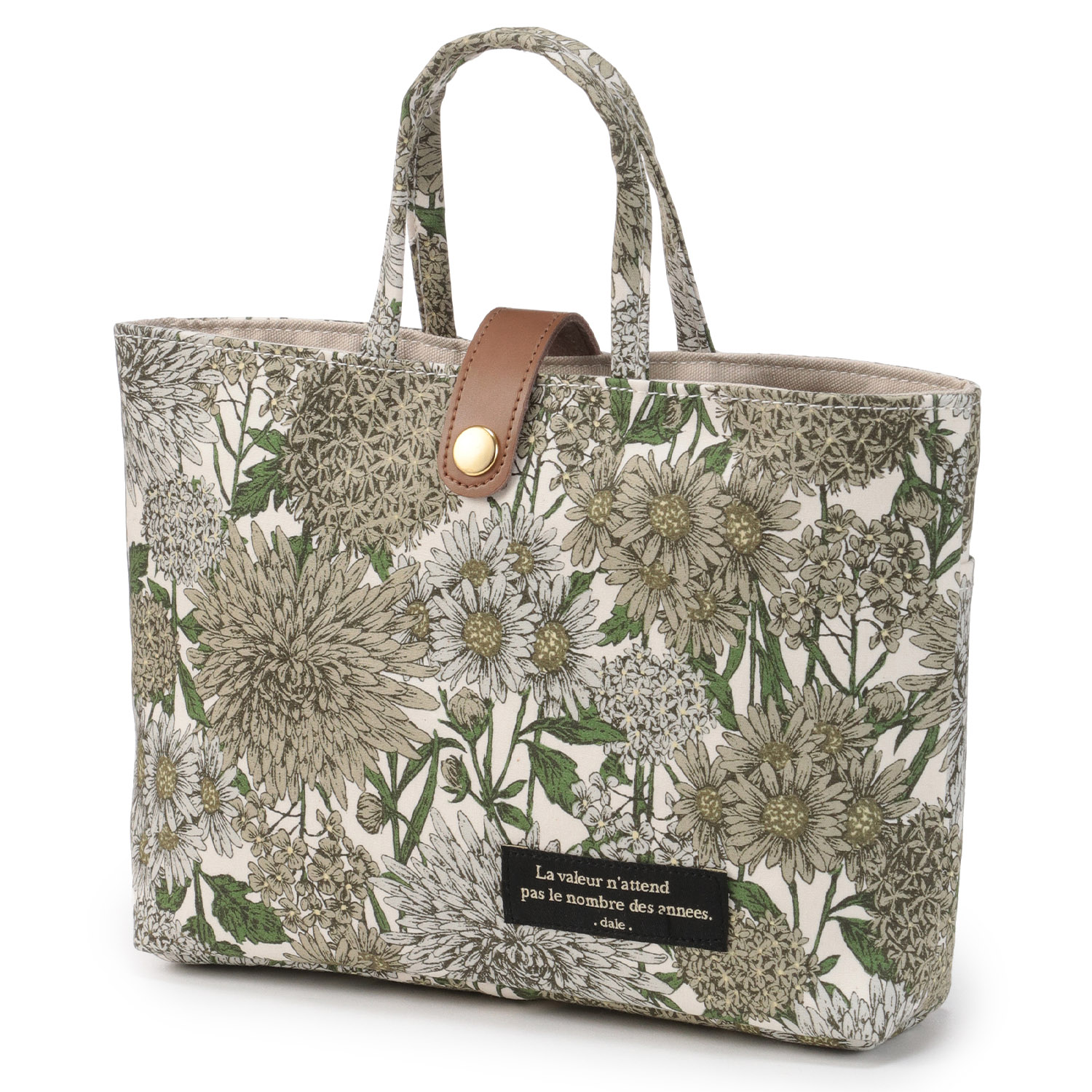 デール ラインドローイングフラワー インナ－ポーチ - 画像5