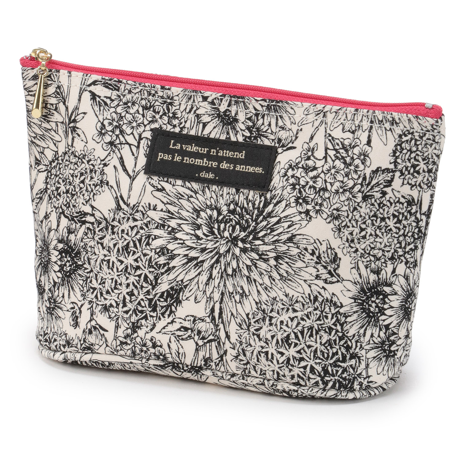 デール ラインドローイングフラワーポーチ - 画像2