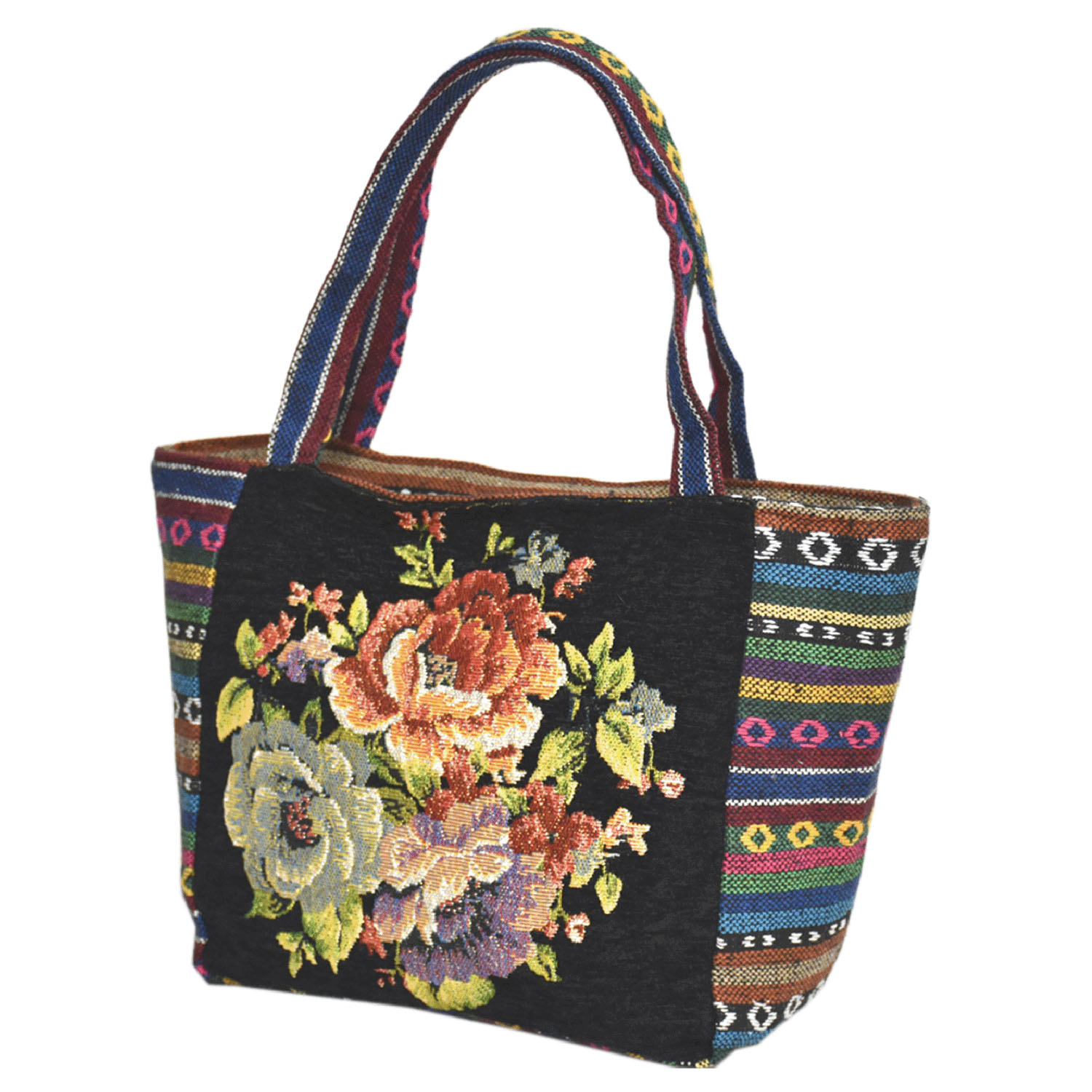 花柄ゴブランバッグ - 画像2