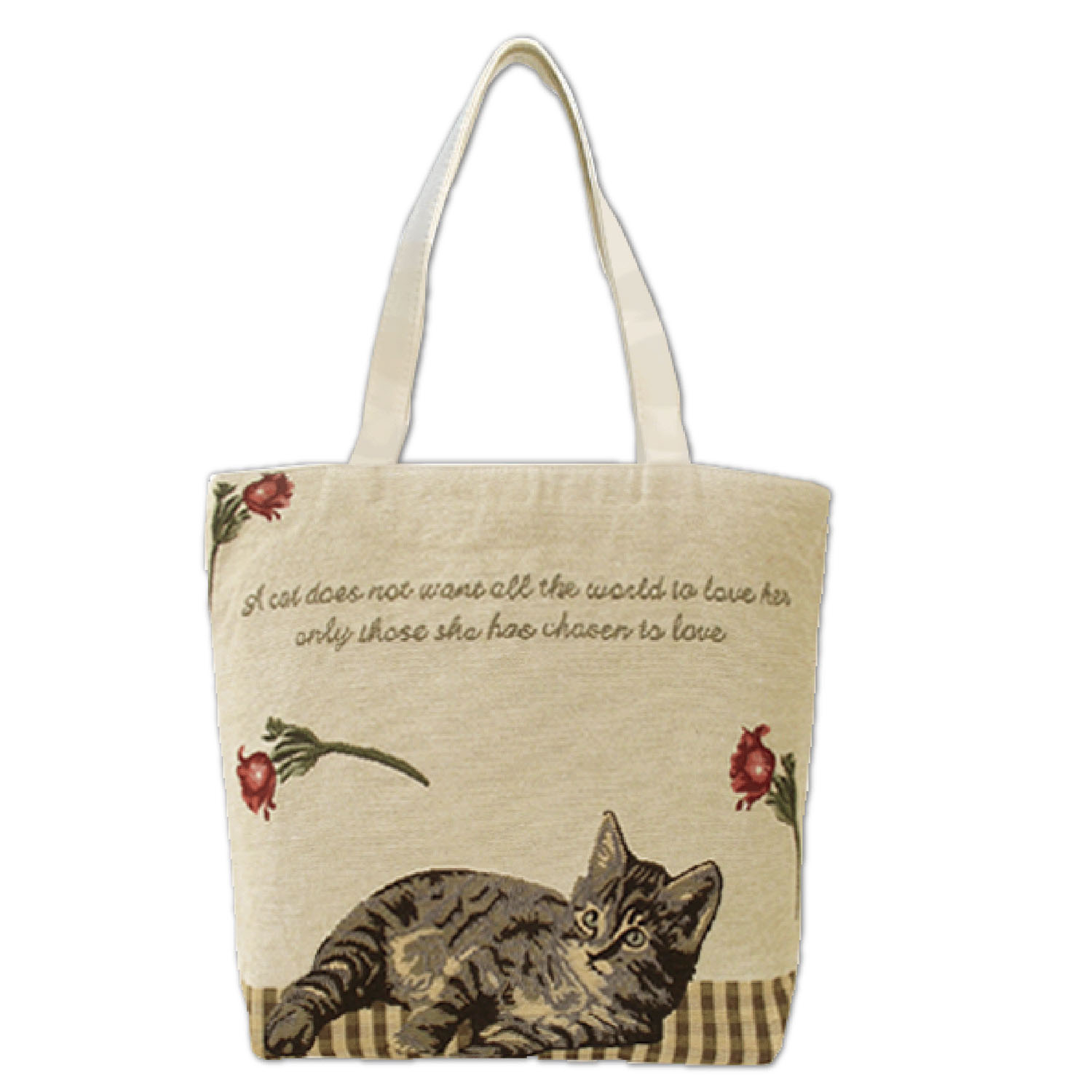 ネコ ゴブランバッグ - 画像2