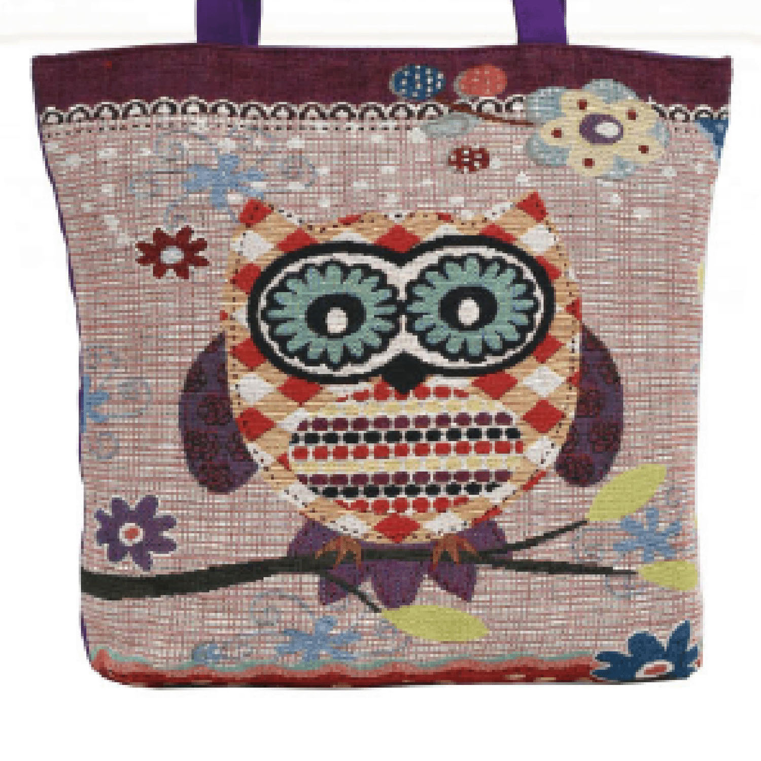 フクロウ ゴブランバッグ - 画像6