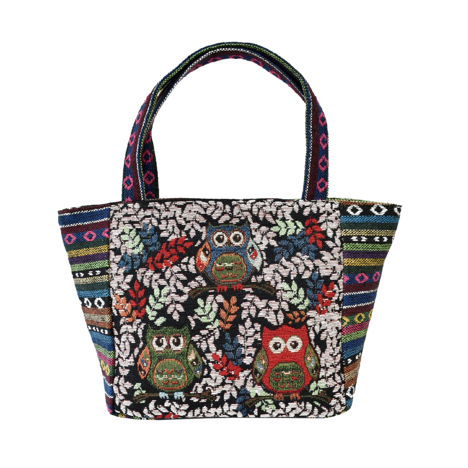 フクロウ ゴブランカジジュアルバッグ - 画像7