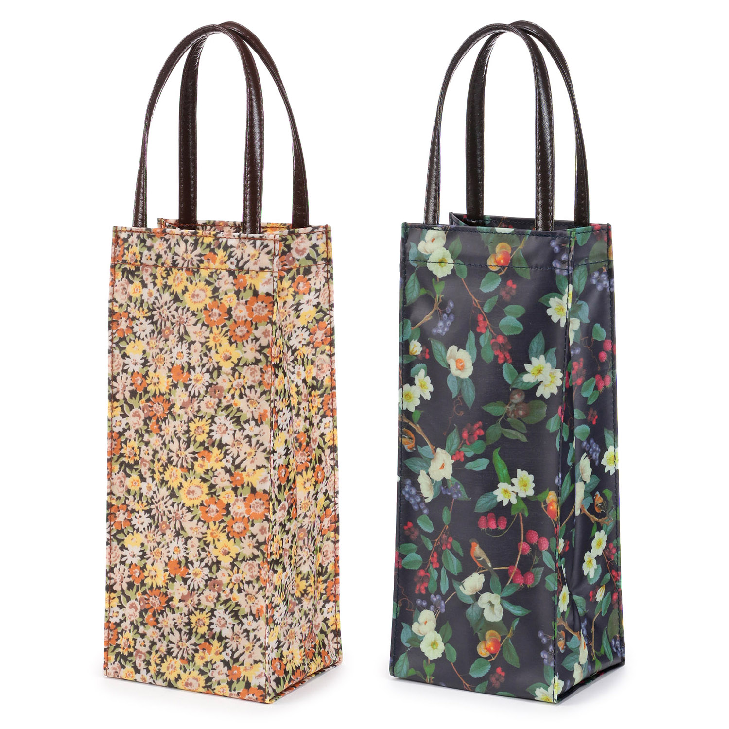 【日本製】 花柄ボトルケース