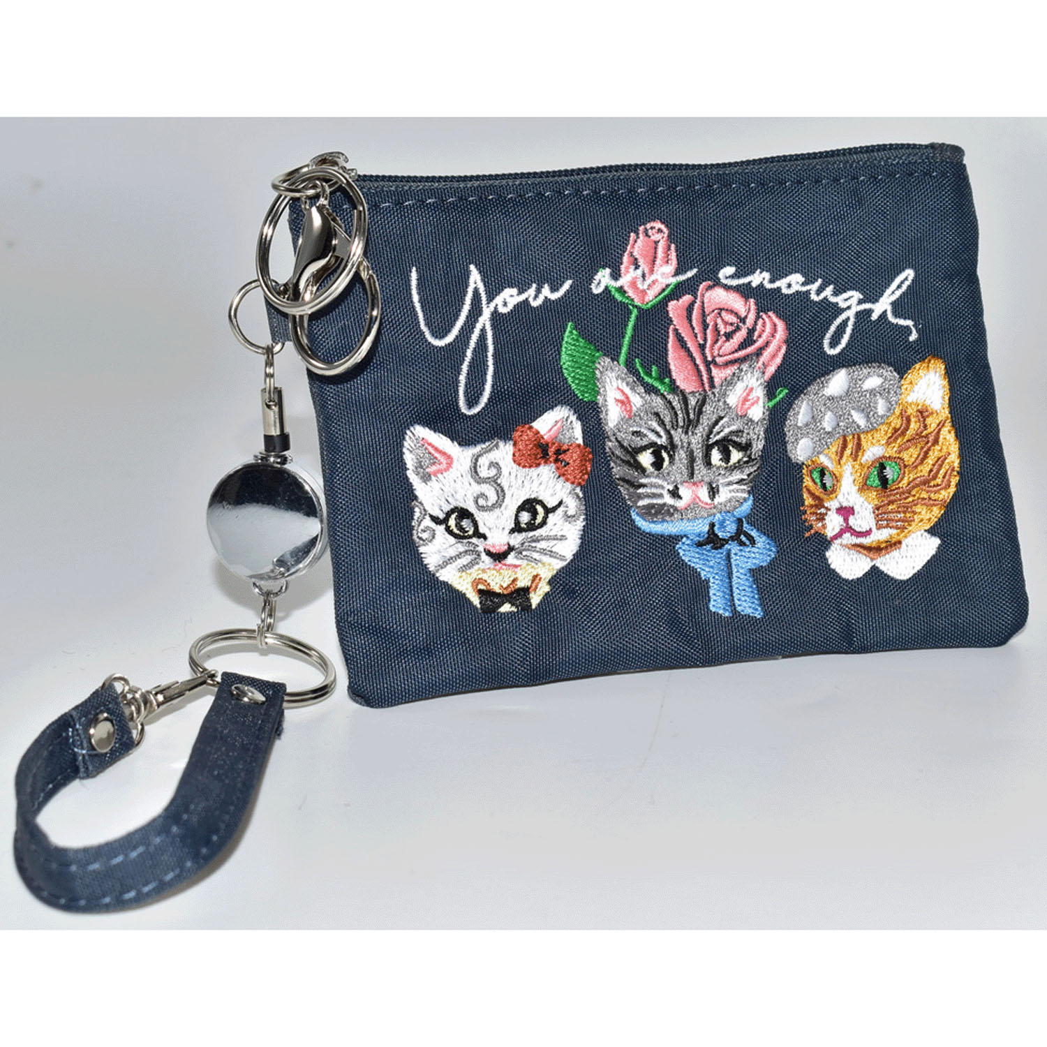 猫刺繍パスケース - 画像6