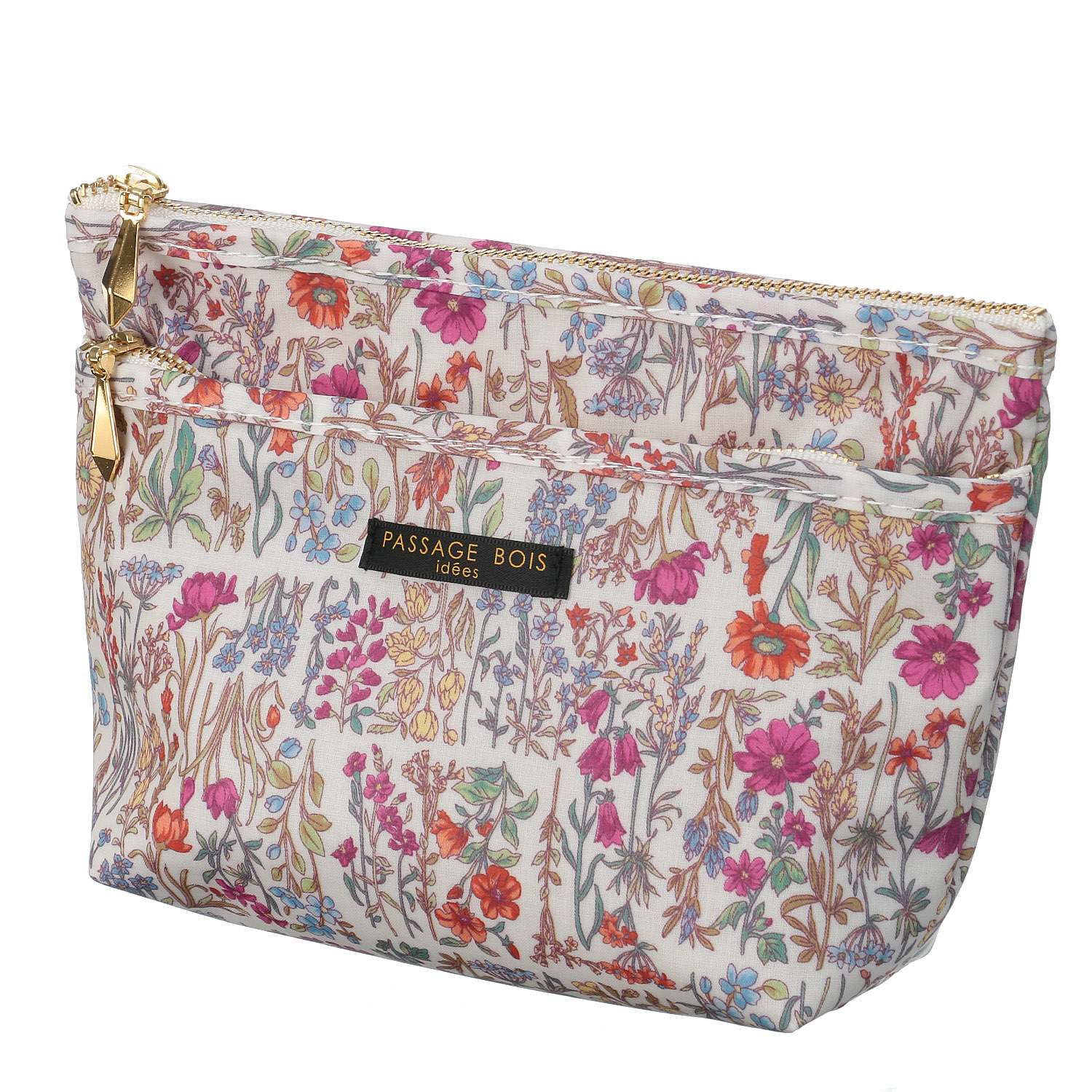 【日本製】 ガーデンスクエア マチ付きポ－チ - 画像2