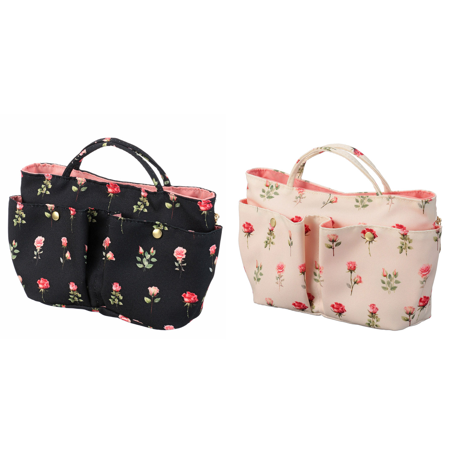 ローズ柄Sポケットポーチ