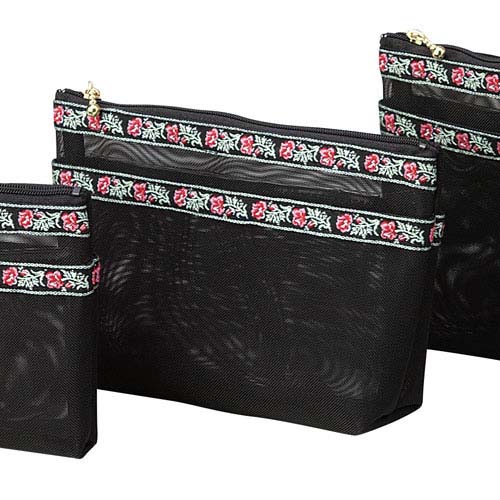 バラテープ メッシュつまみ型ポーチ