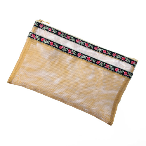 バラテープ メッシュ横長ポーチ - 画像5