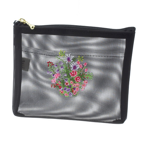 【日本製】 夢詩集 ミニ薄型メッシュポーチ