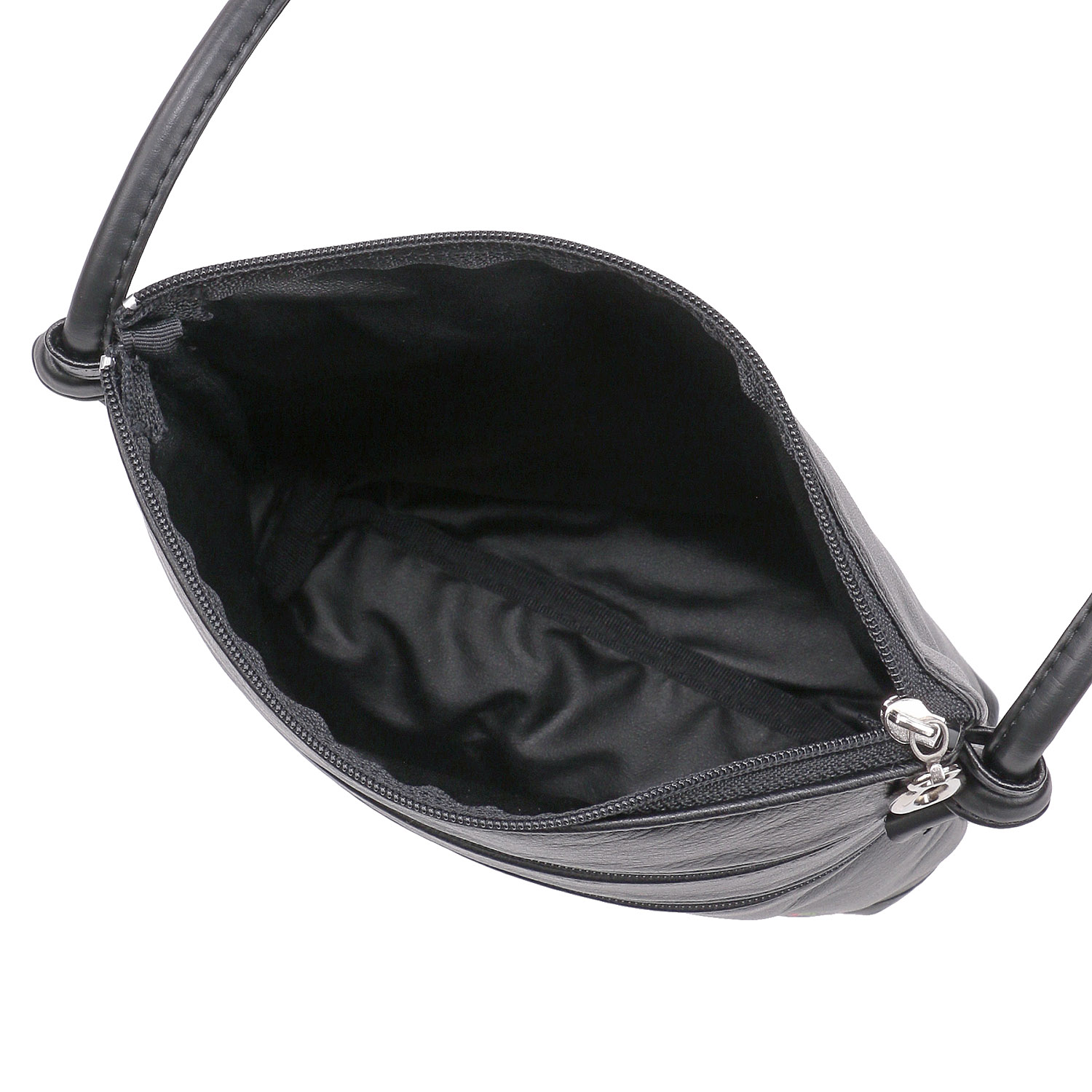 【日本製】 夢詩集 ベルフルールタテ型3段ファスナーポシェット - 画像3