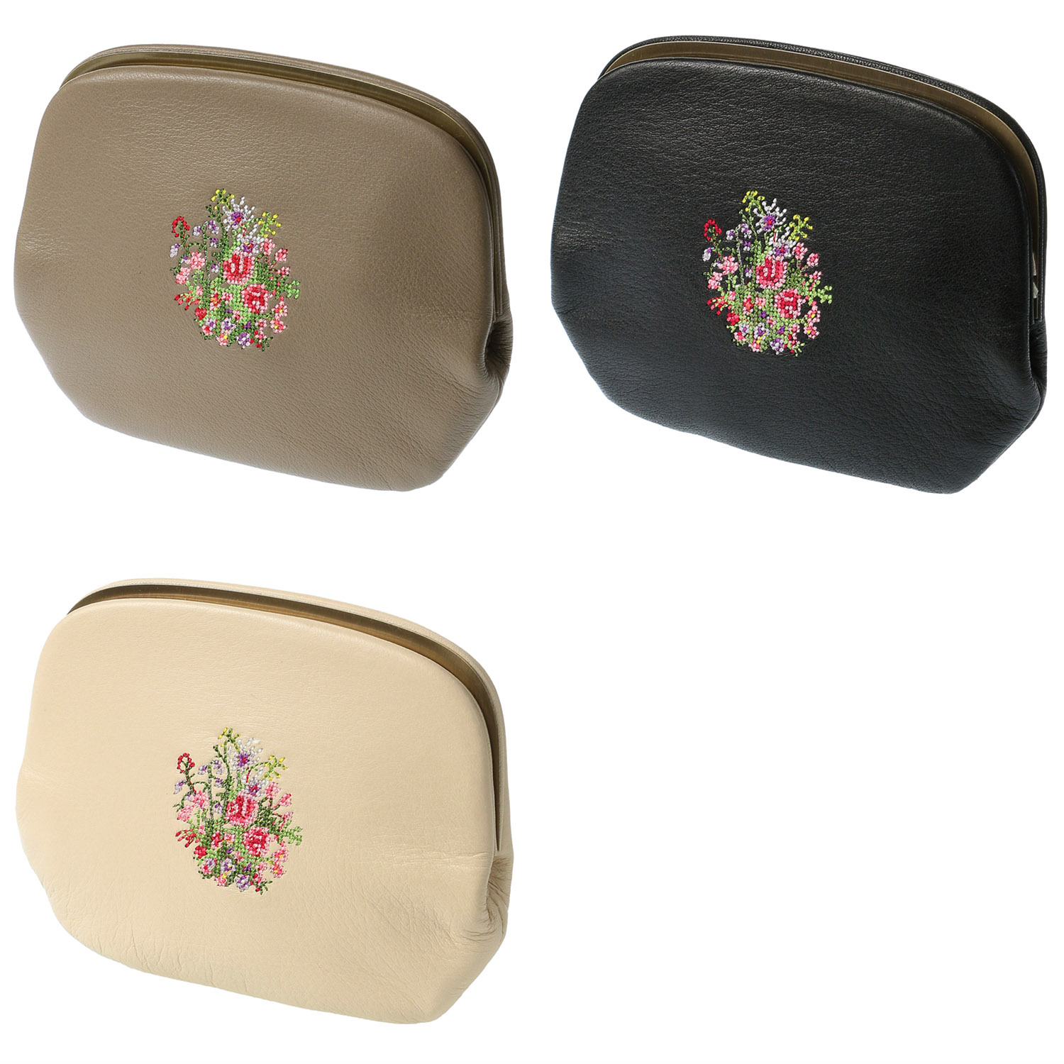 【日本製】 夢詩集 薄型口金ウォレット - 画像1