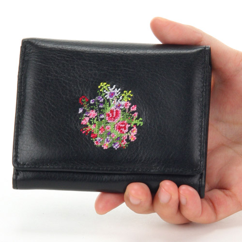 【日本製】夢詩集 中オープンポケット札入 - 画像6