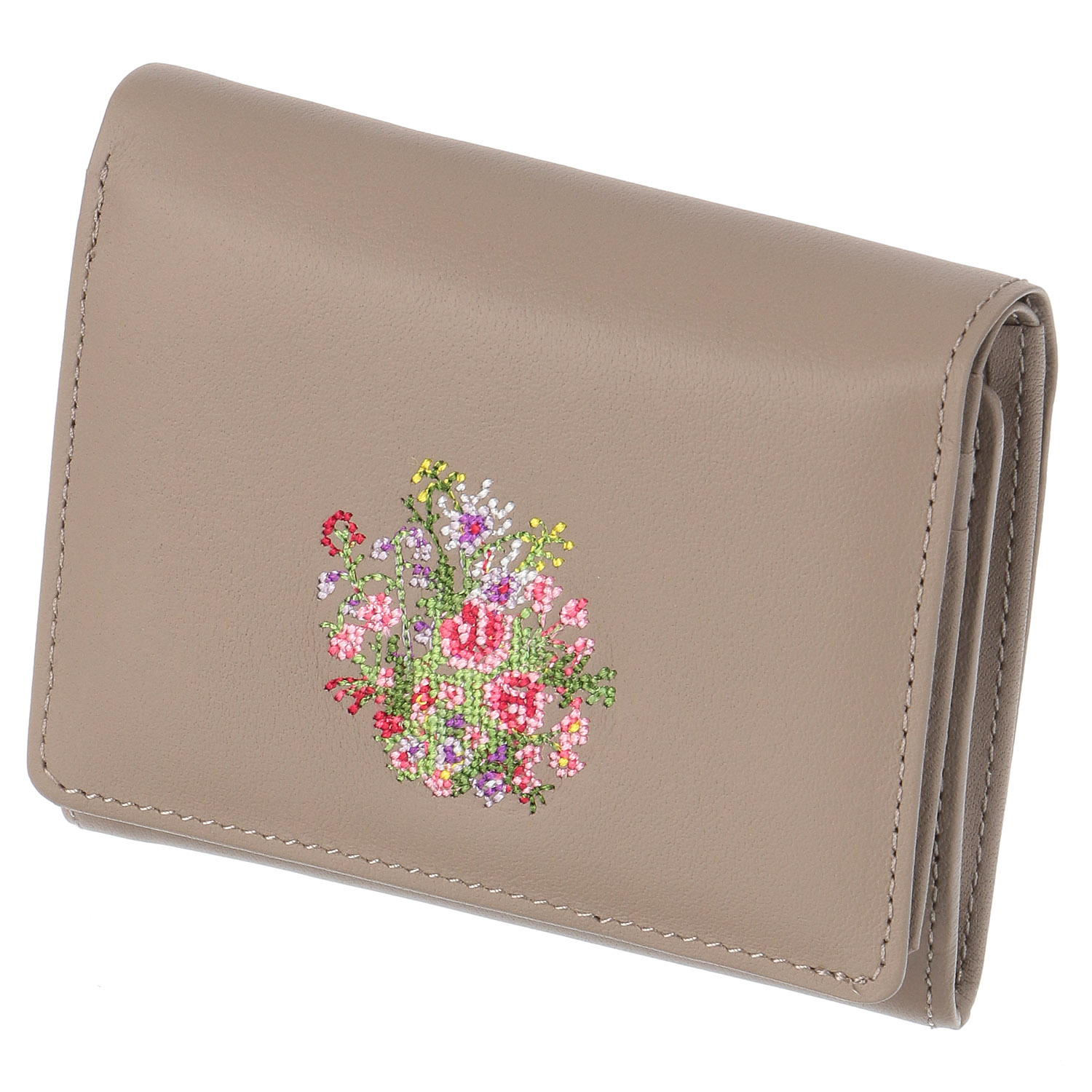 【日本製】夢詩集 中オープンポケット札入