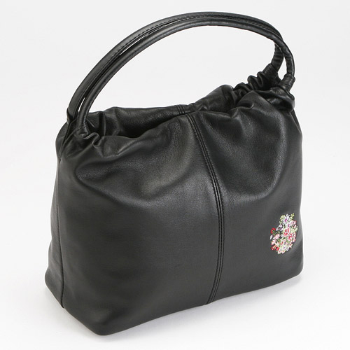 【日本製】 夢詩集 ラム革 手提げバッグ