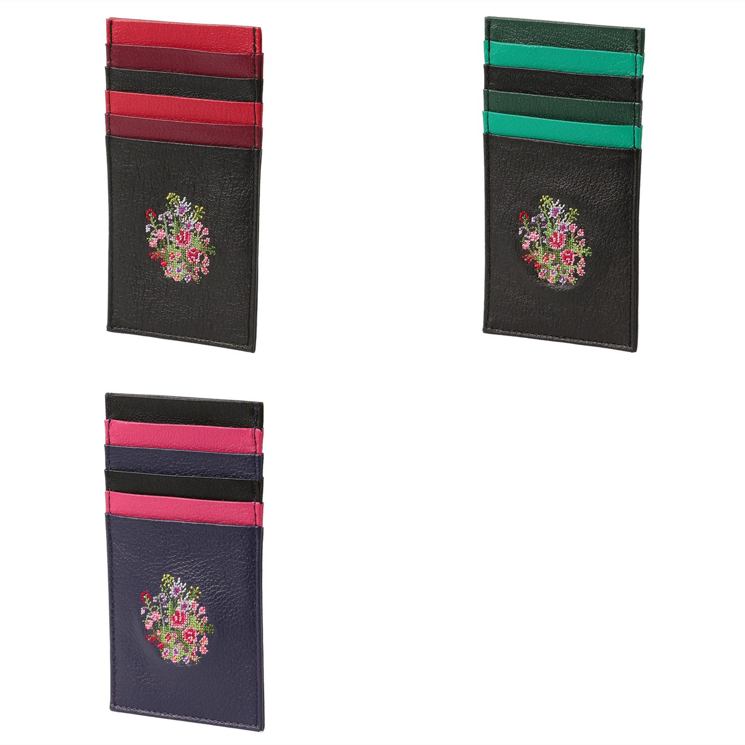 【日本製】 夢詩集ベルフルール縦型カードケース