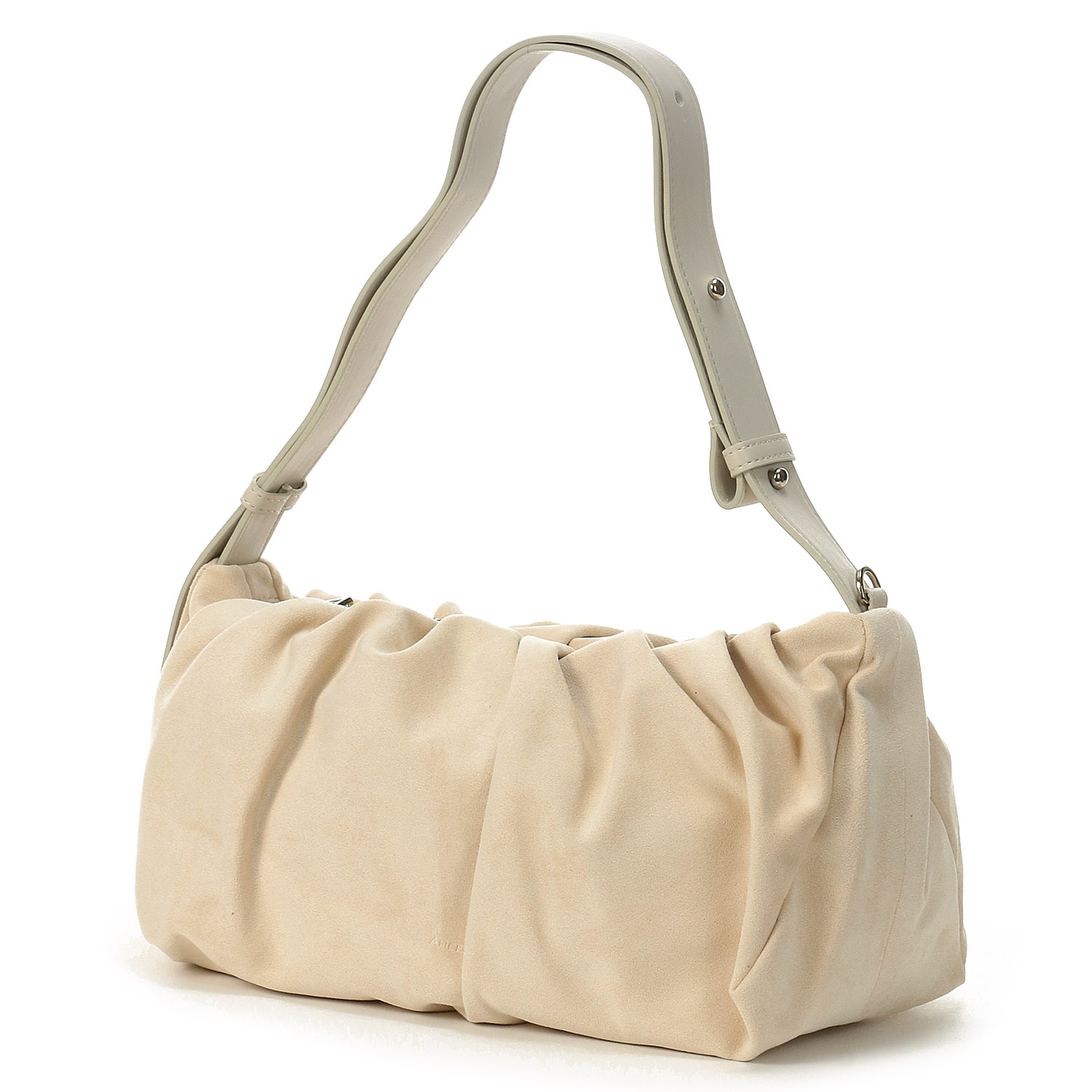 ALICE MARTHA ERIN SUEDE ギャザースエードショルダーバッグ - 画像4