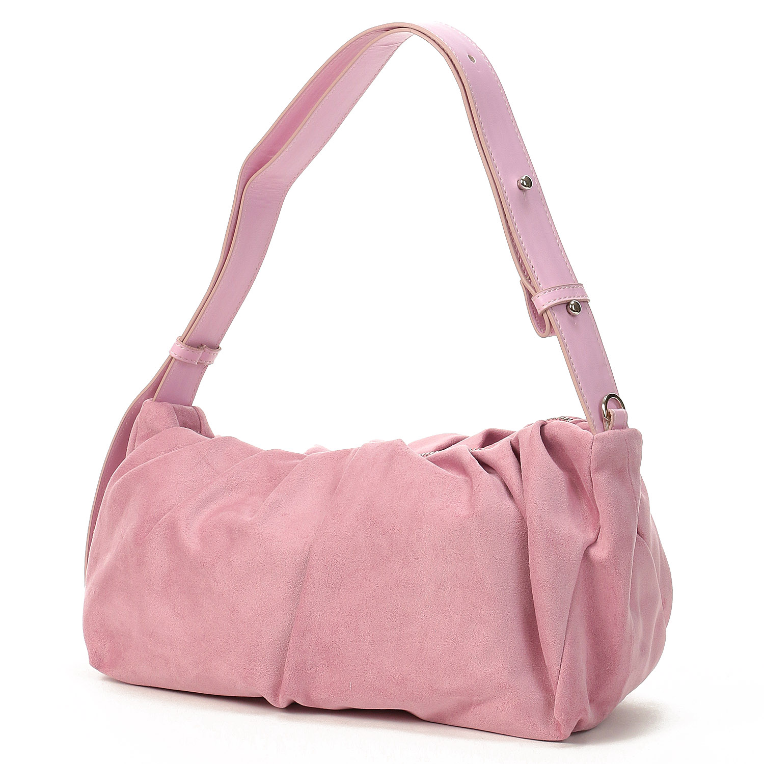 ALICE MARTHA ERIN SUEDE ギャザースエードショルダーバッグ - 画像5