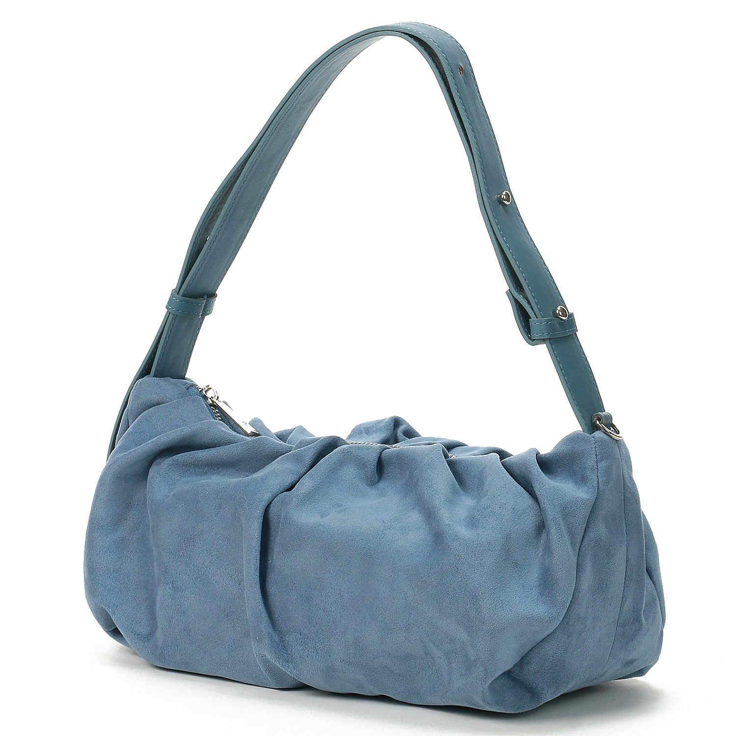 ALICE MARTHA ERIN SUEDE ギャザースエードショルダーバッグ - 画像6