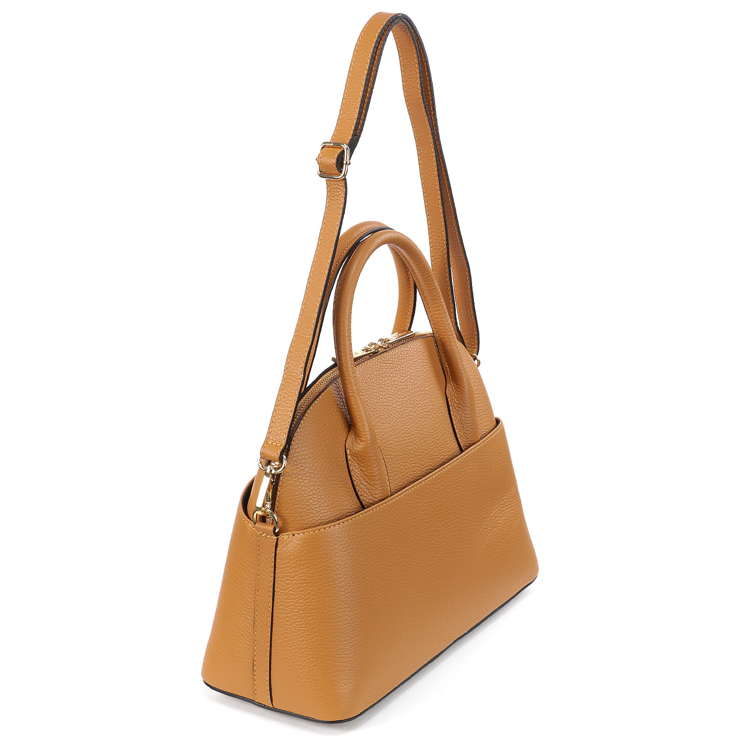 M Rose 牛革ブガッティ型バッグ - 画像5