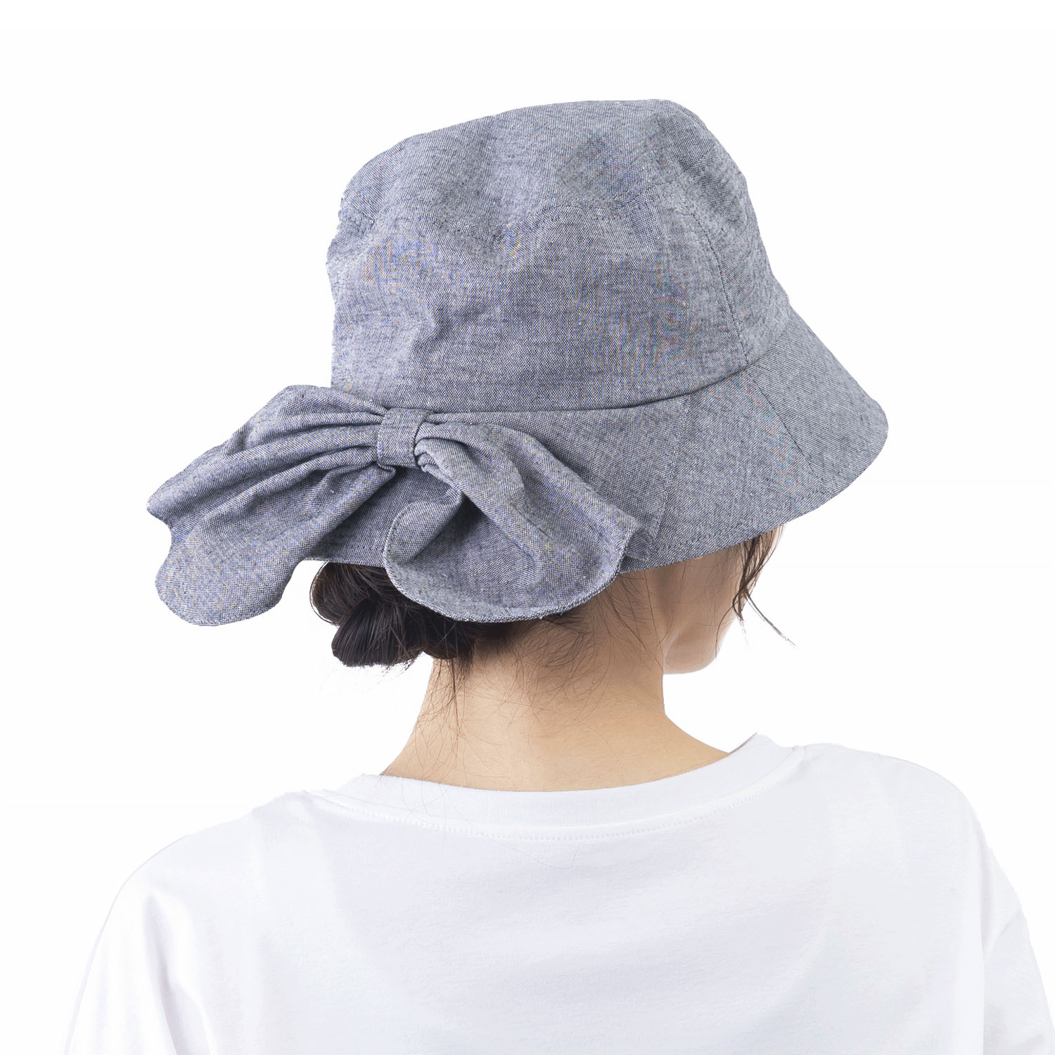 UVネックカバー付バケットHAT - 画像4