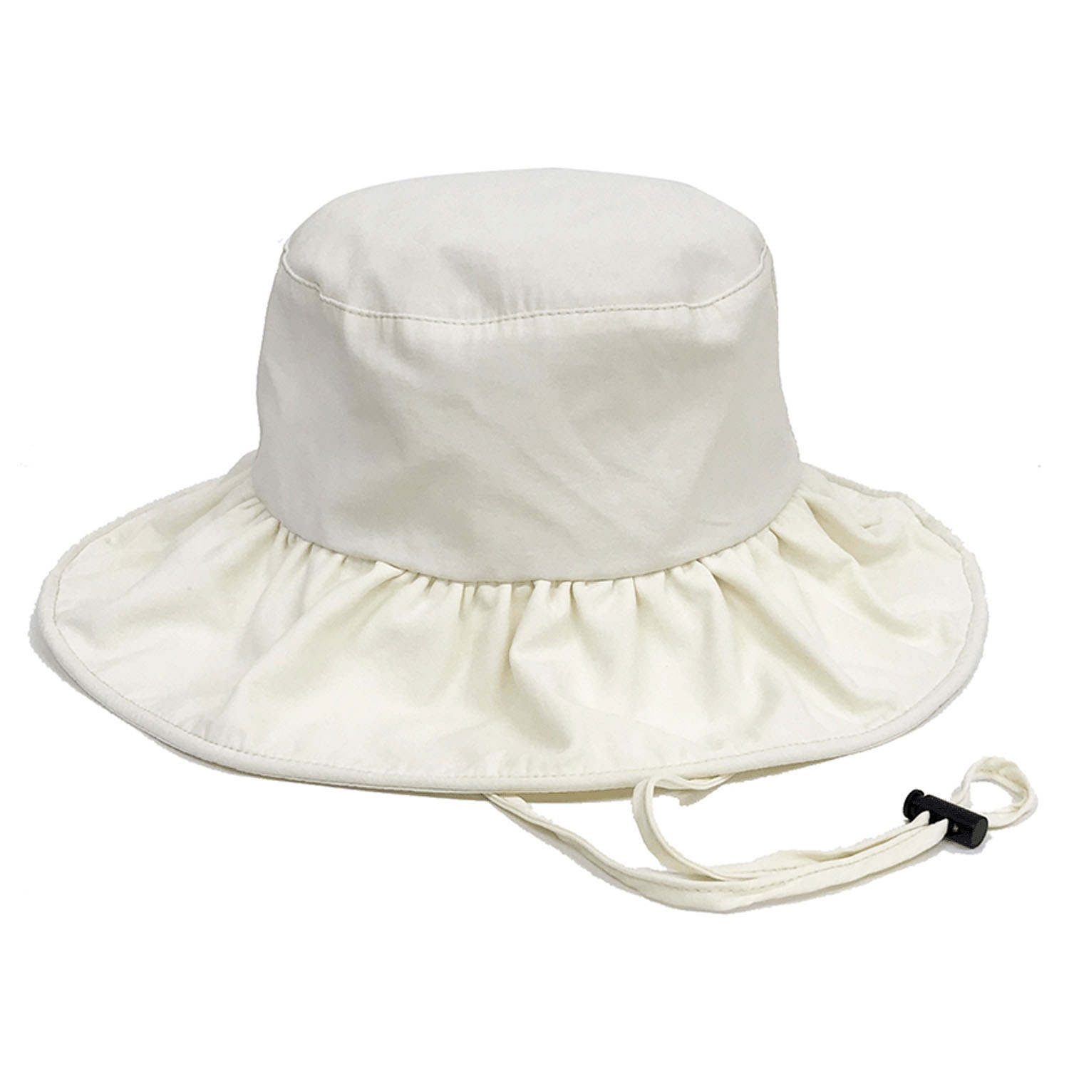 シルバーコーティングUVフリルハット - 画像2