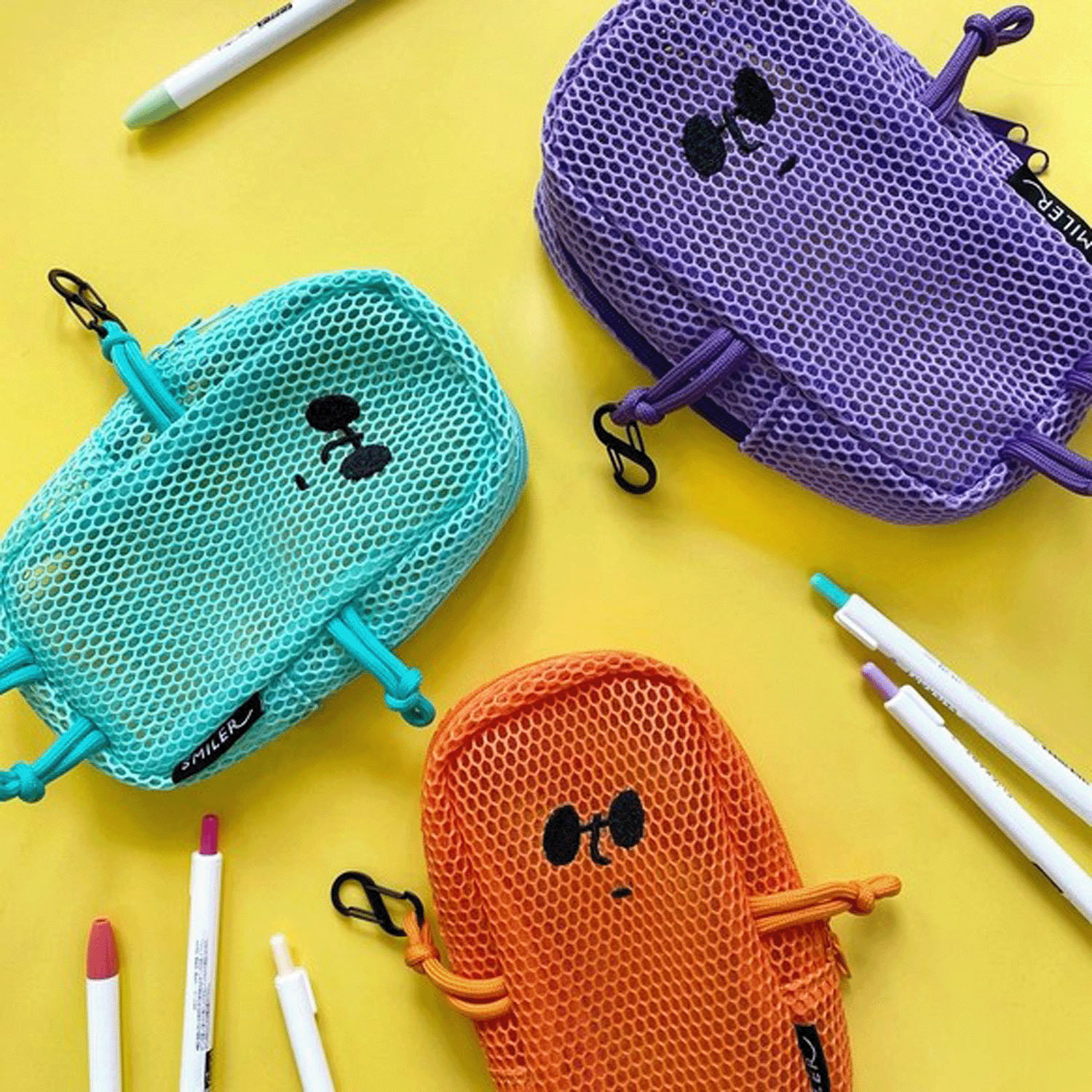 SMILER メッシュバディポーチ