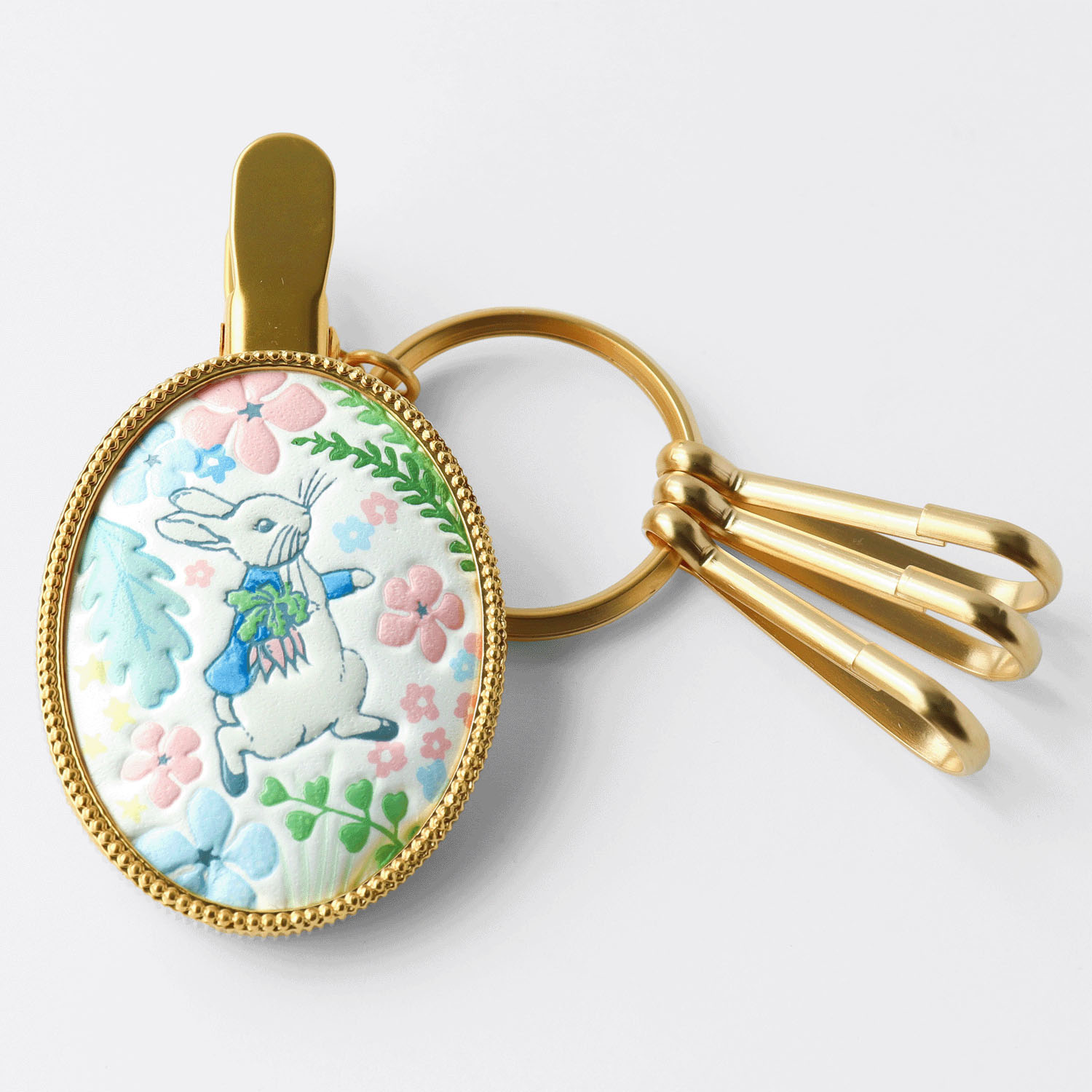 【取り寄せ商品】 浅草文庫 ピーターラビットキークリップ