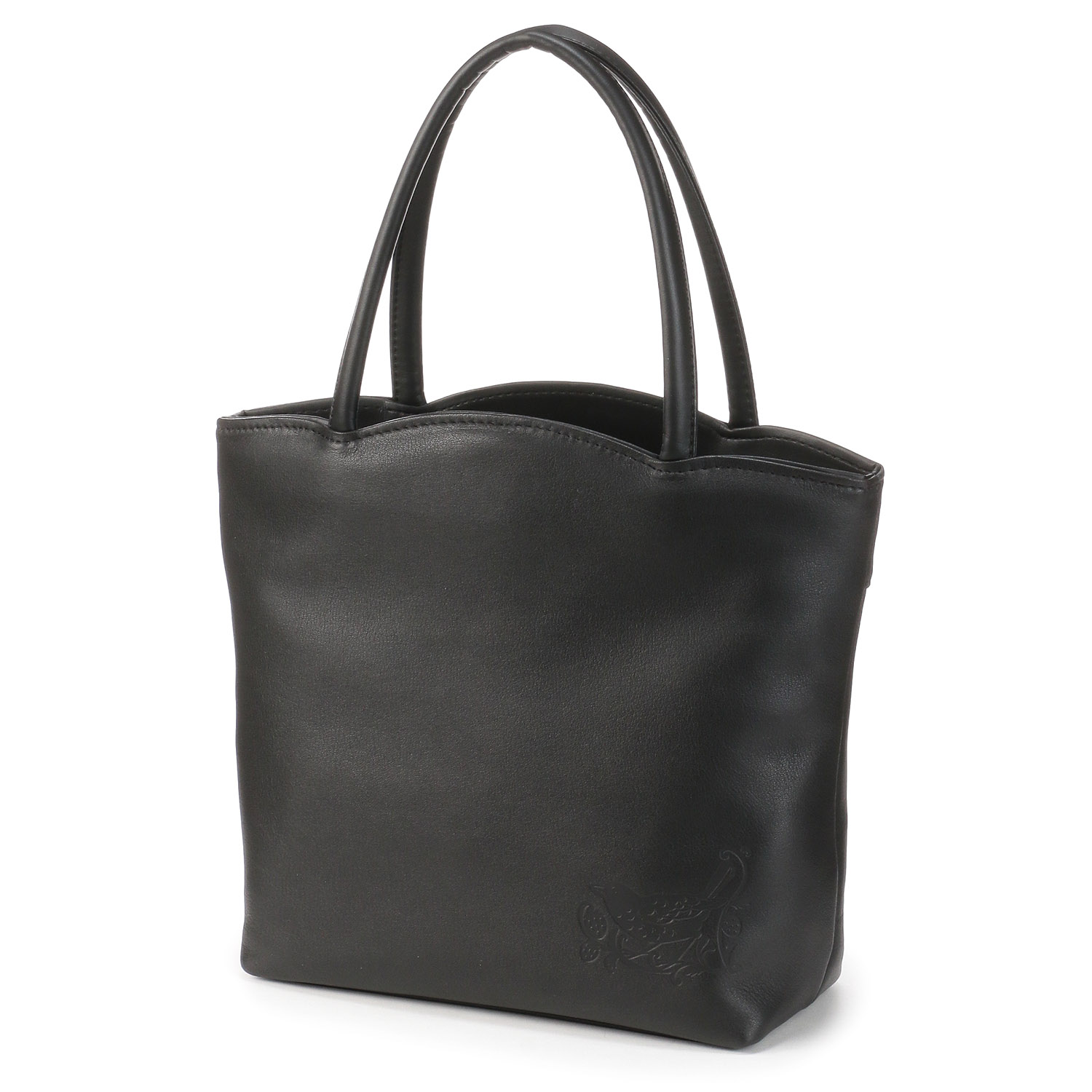 【日本製】 ディア調 モリス型押し手提げバッグ - 画像2